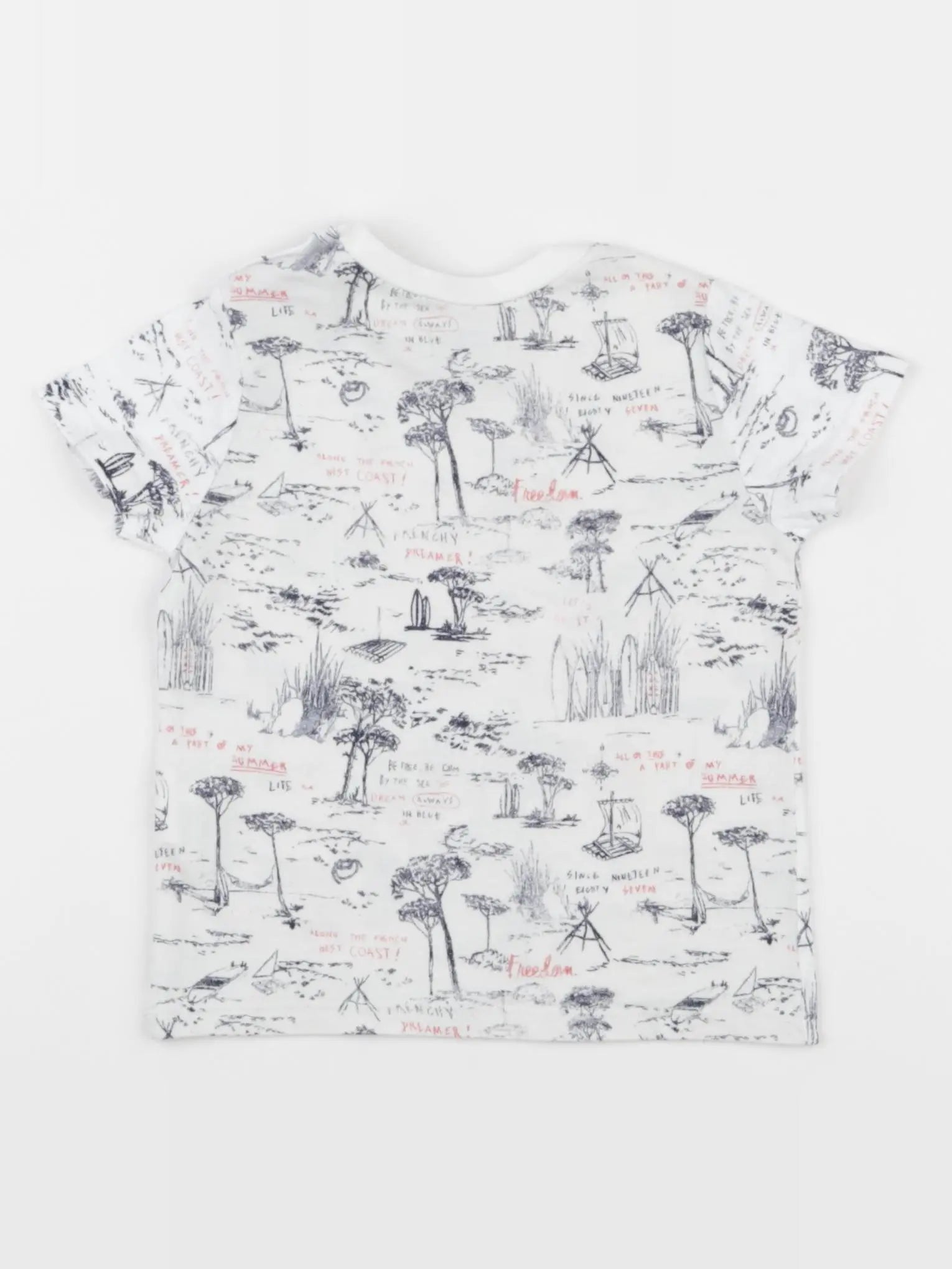 IKKS - tee-shirt blanc - 12 mois