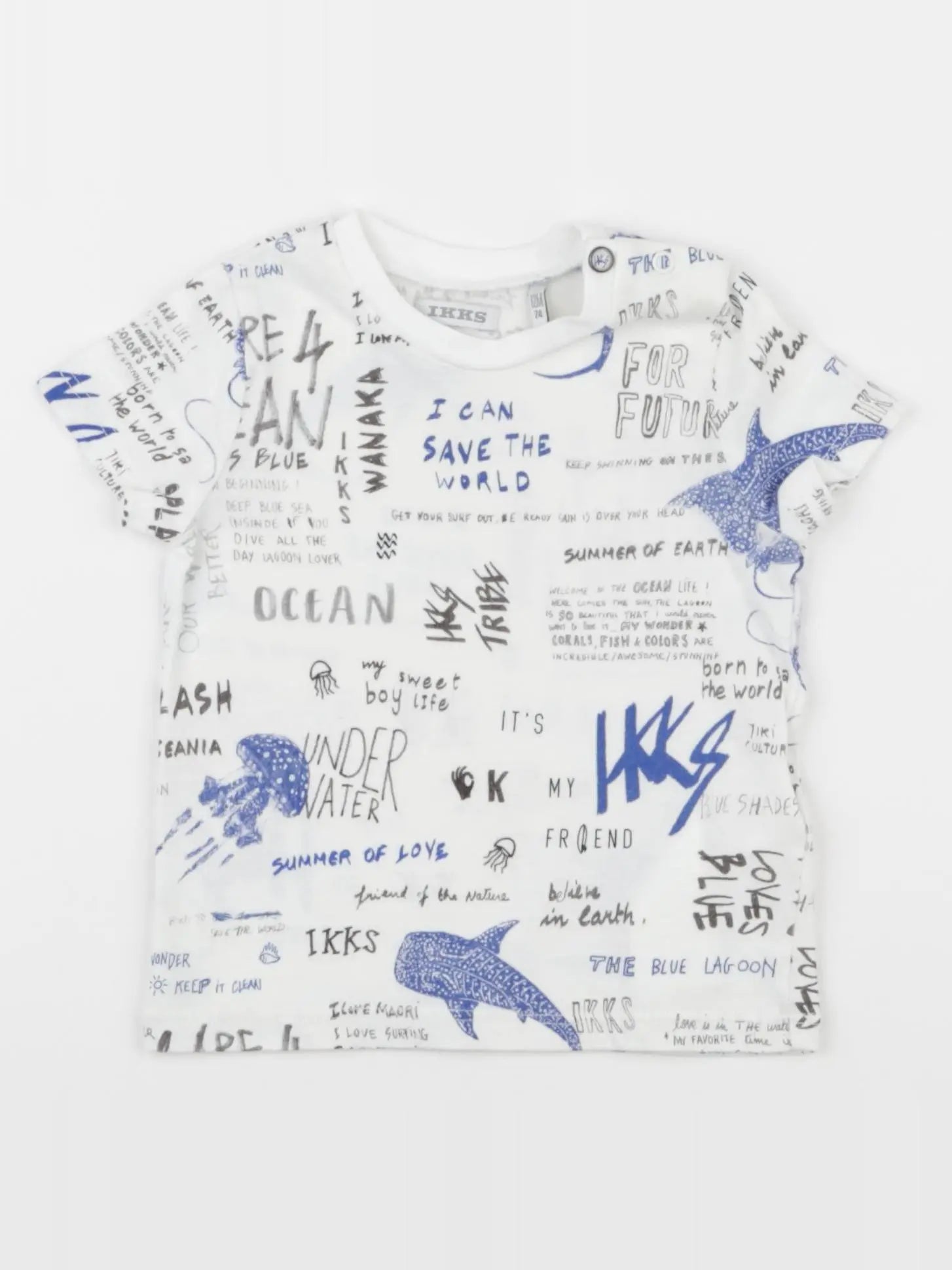 IKKS - tee-shirt blanc - 12 mois