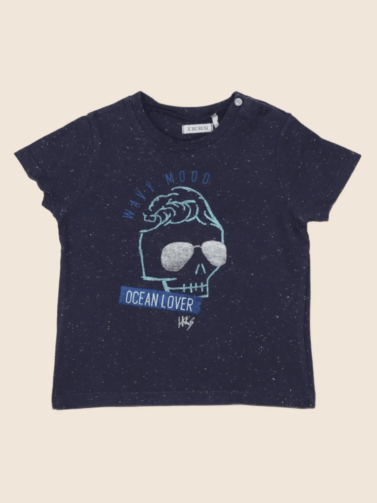 IKKS - tee-shirt bleu - 12 mois