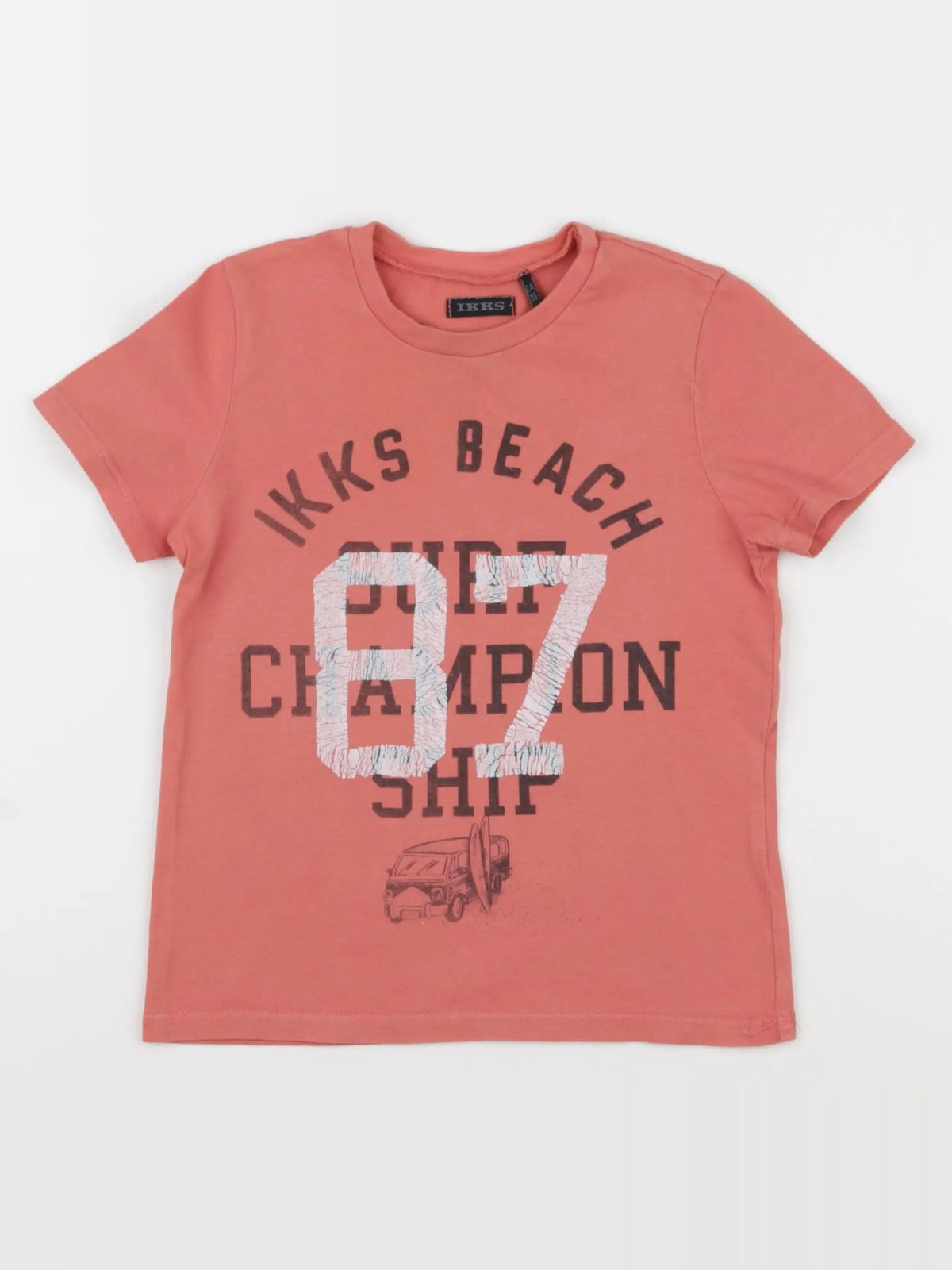 IKKS - tee-shirt orange - 2 ans