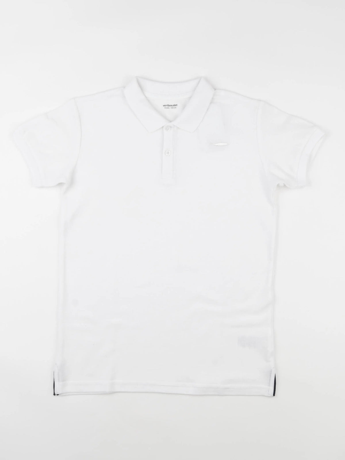 Vertbaudet - polo blanc - 12 ans