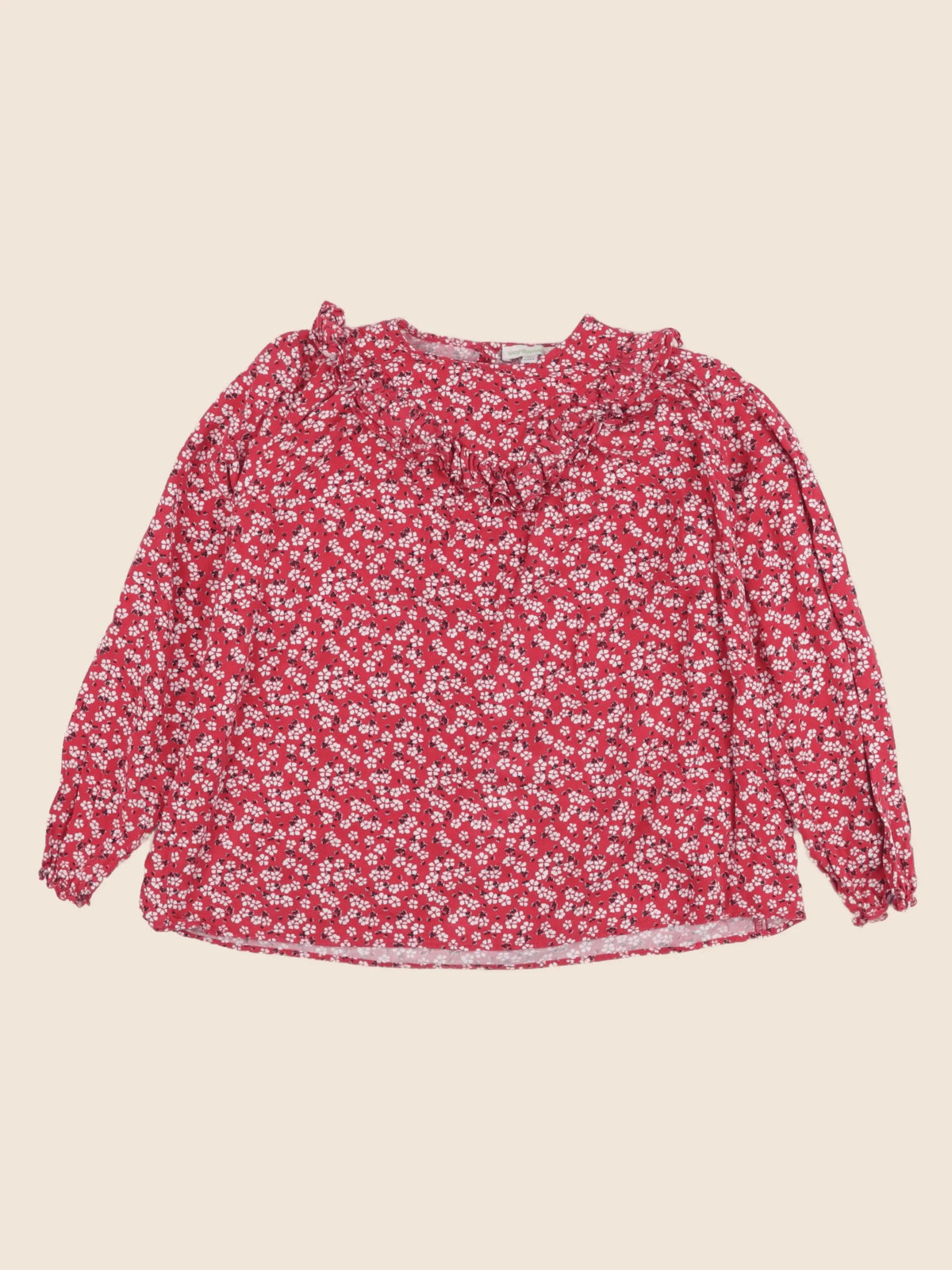 Vertbaudet - blouse rouge - 10 ans