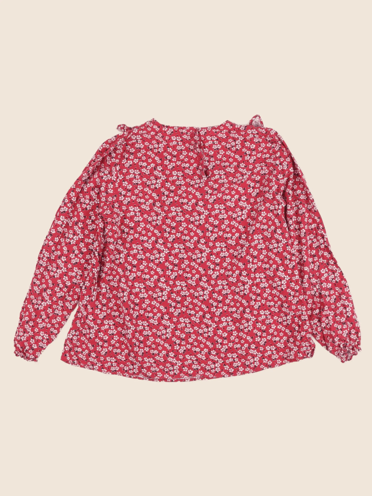 Vertbaudet - blouse rouge - 10 ans