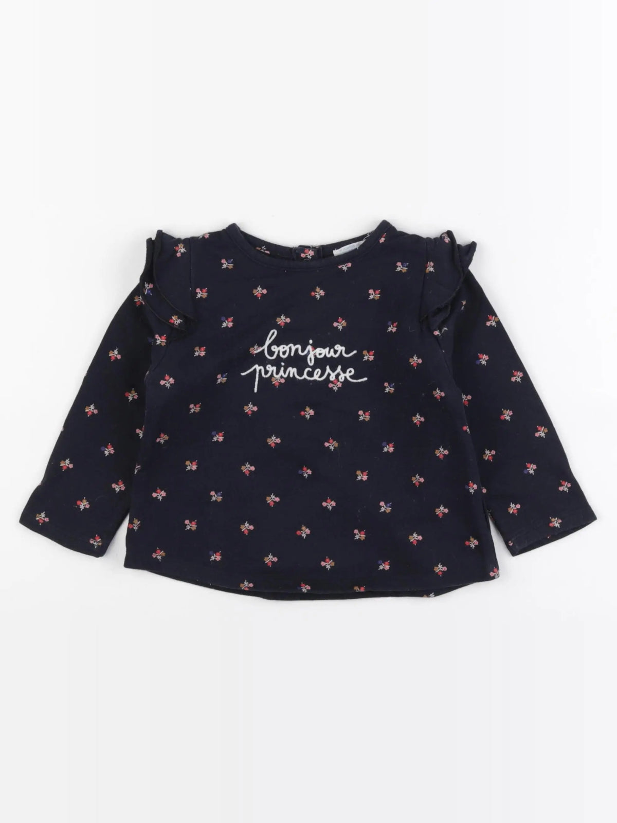 Boutchou - tee-shirt bleu - 24 mois