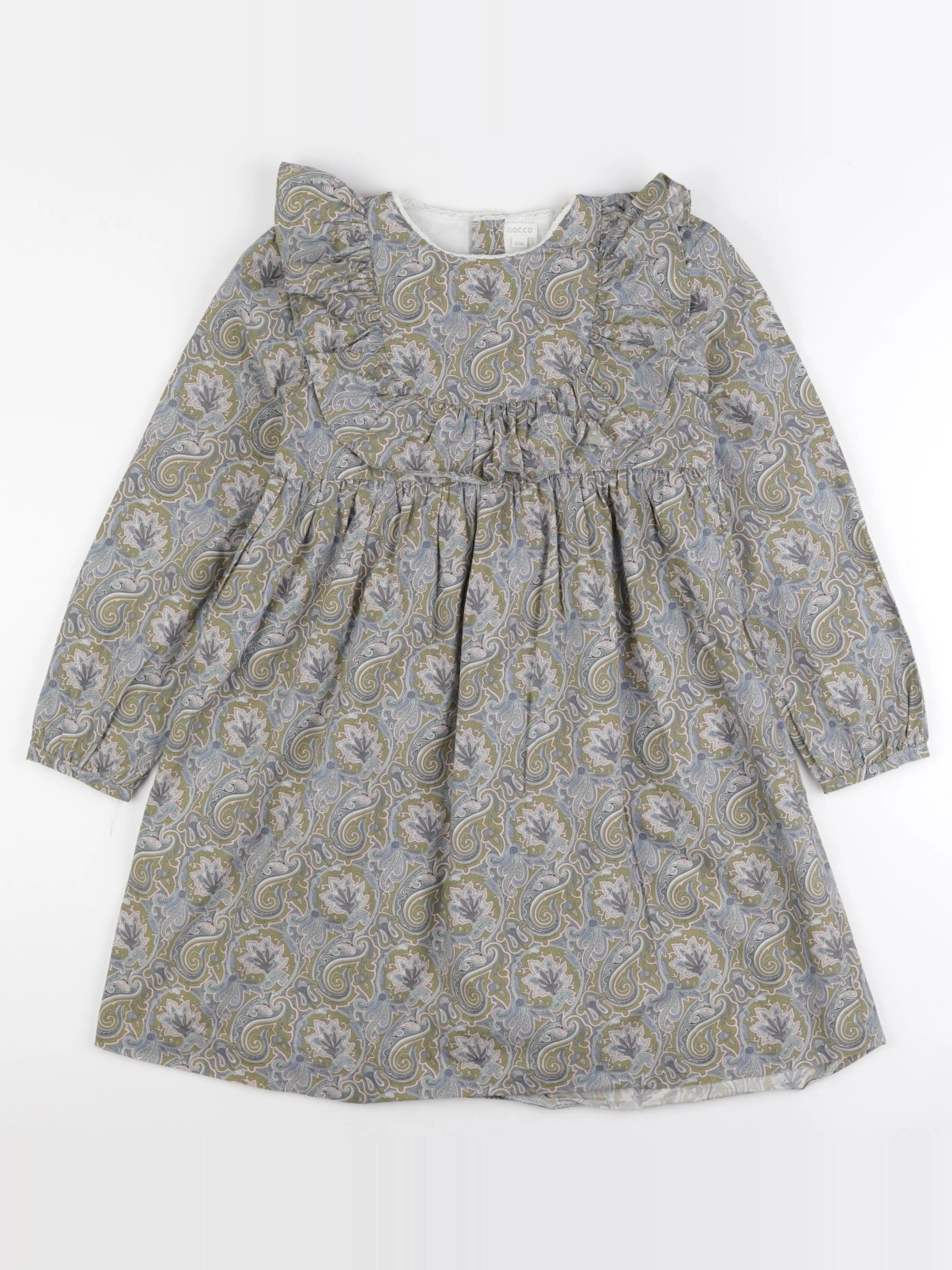 Gocco - robe vert - 9/10 ans