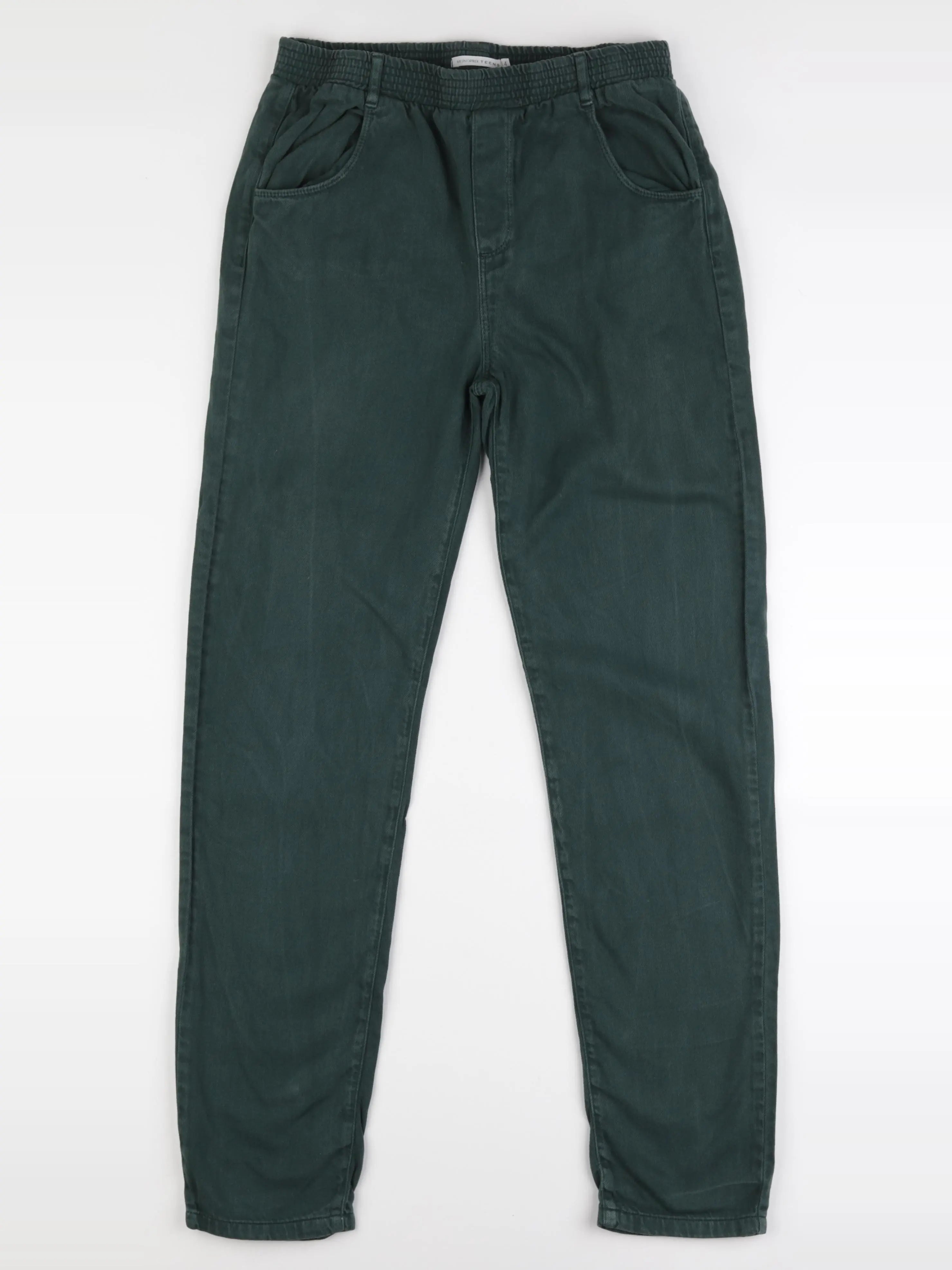 Monoprix - jean vert - 14 ans