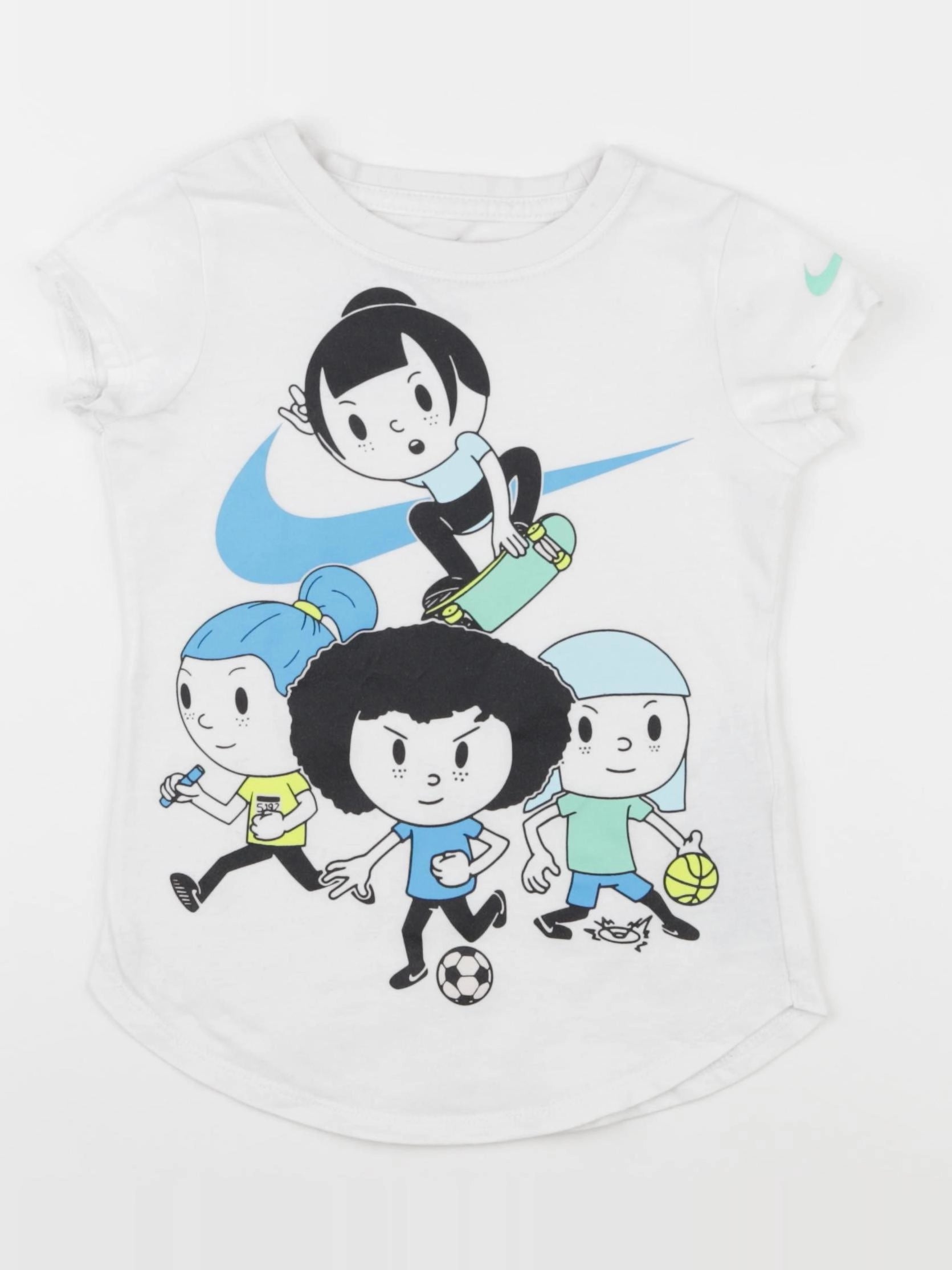 Nike - tee-shirt blanc - 3/4 ans