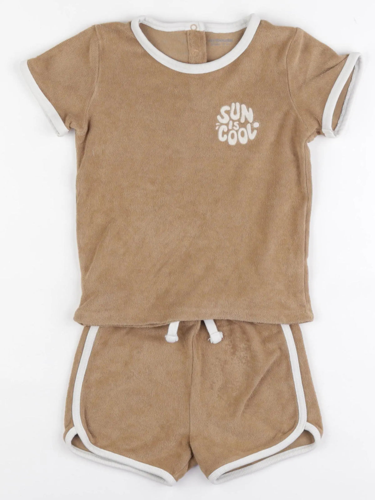 Vertbaudet - ensemble marron - 36 mois