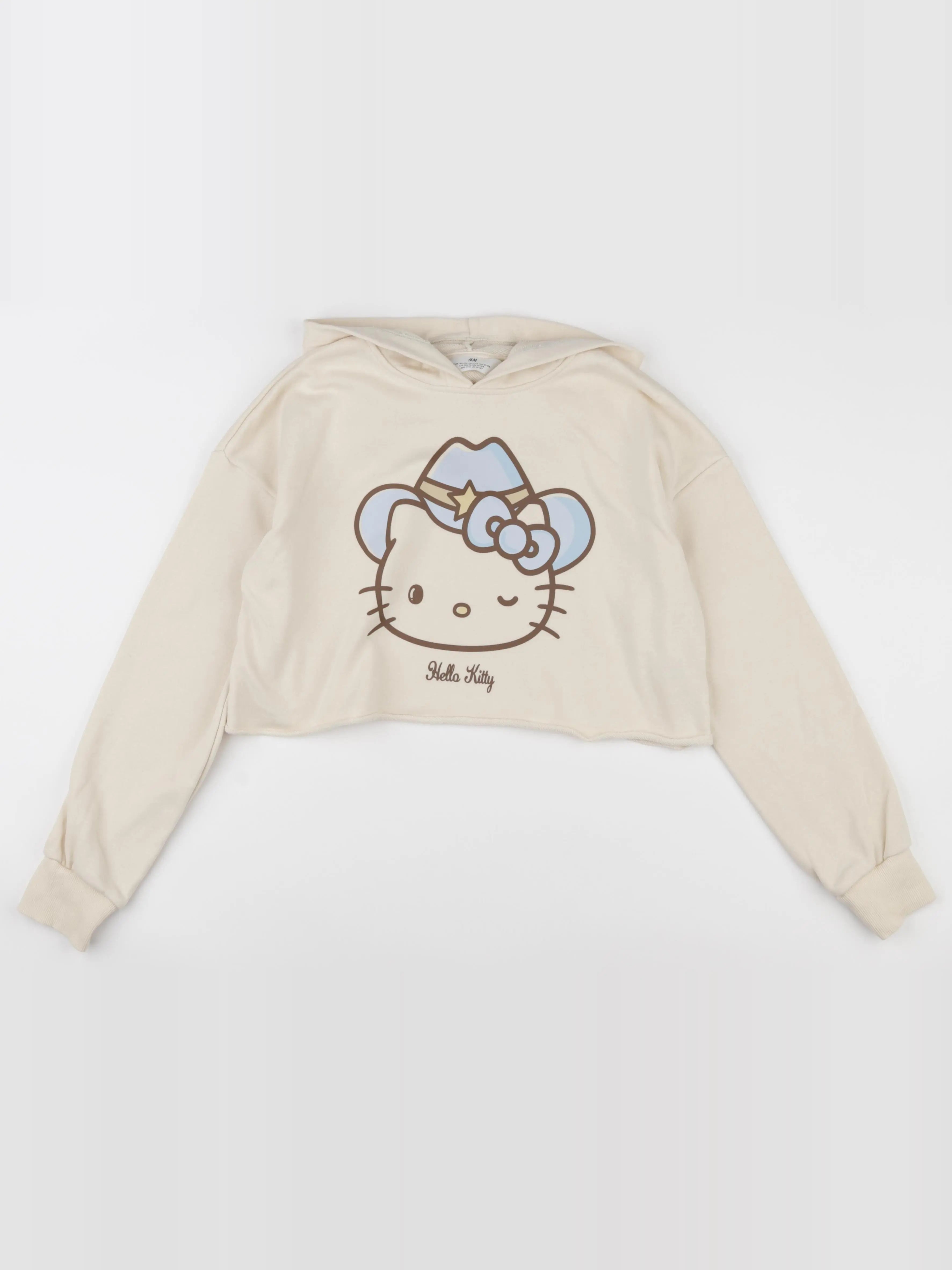 H&M - sweat beige - 10/12 ans