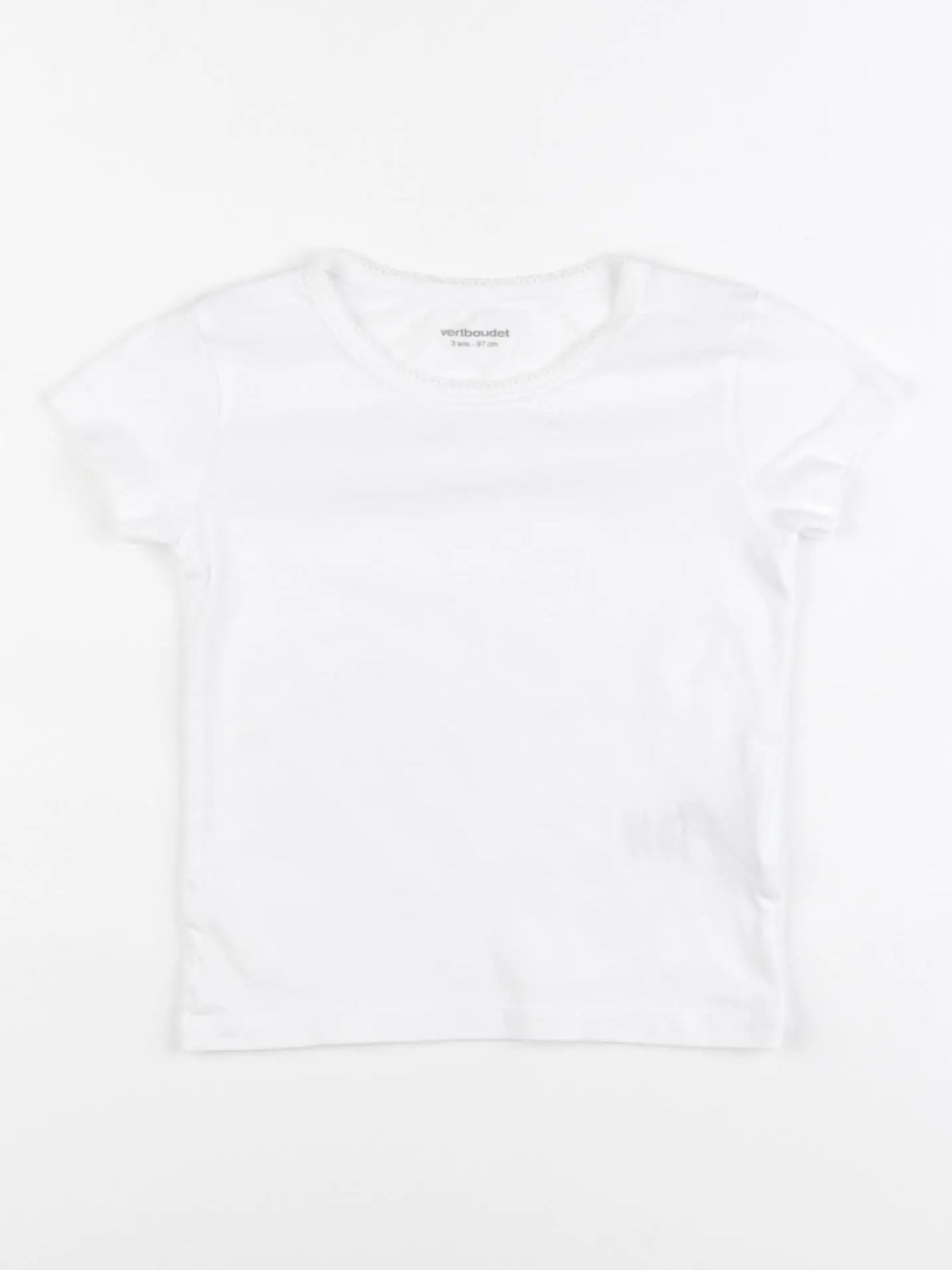 Vertbaudet - maillot de corps blanc - 3 ans