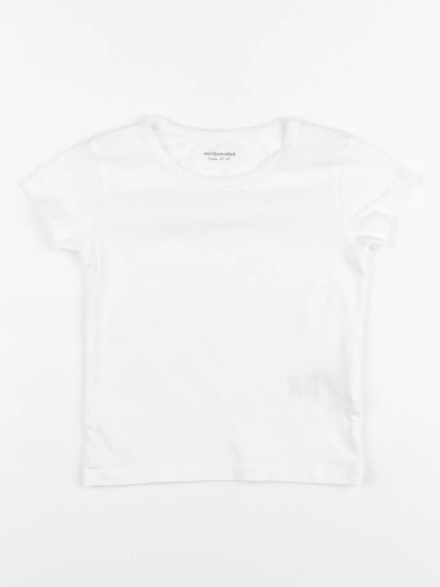 Vertbaudet - maillot de corps blanc - 3 ans