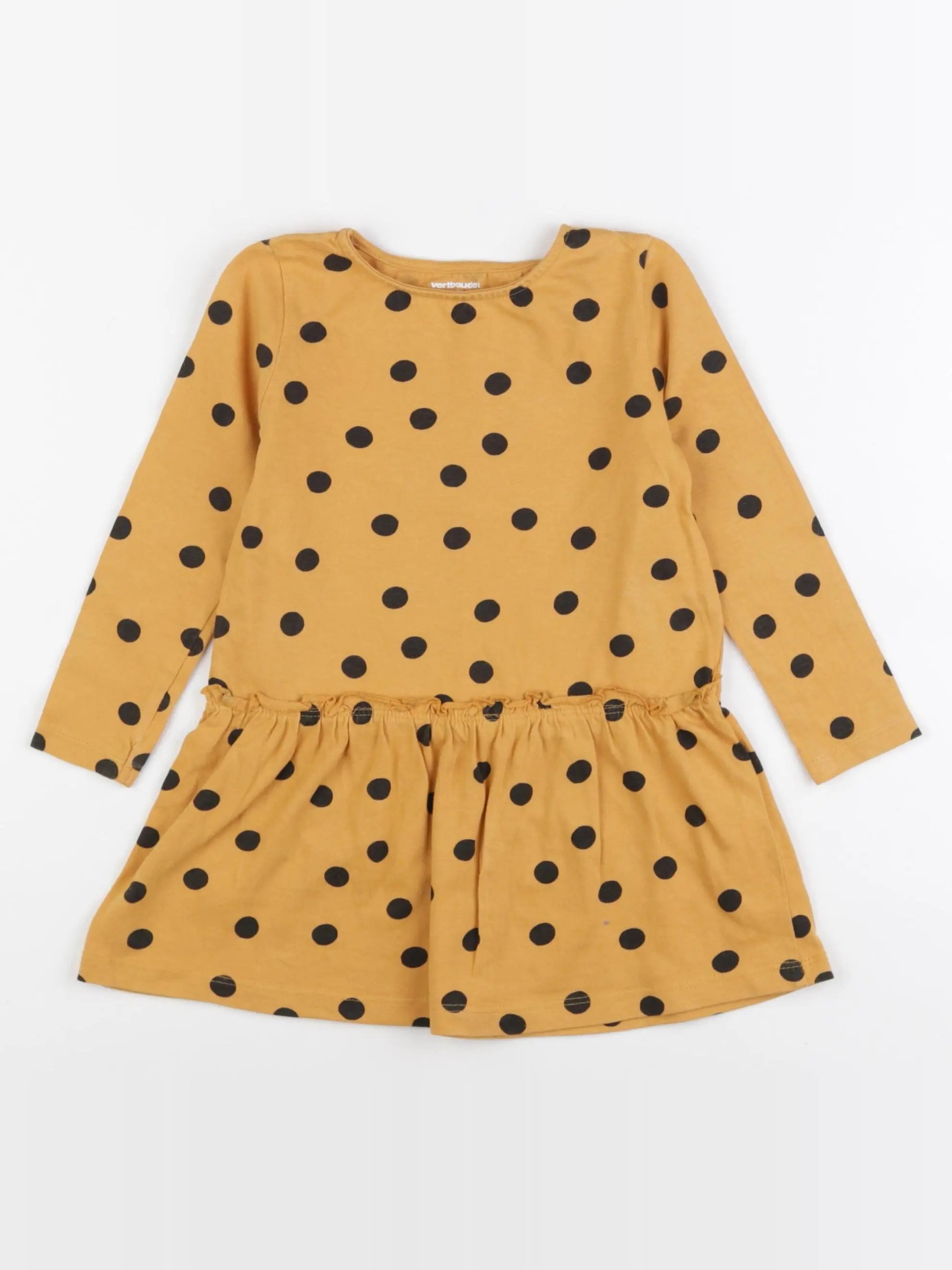 Vertbaudet - robe jaune - 2 ans