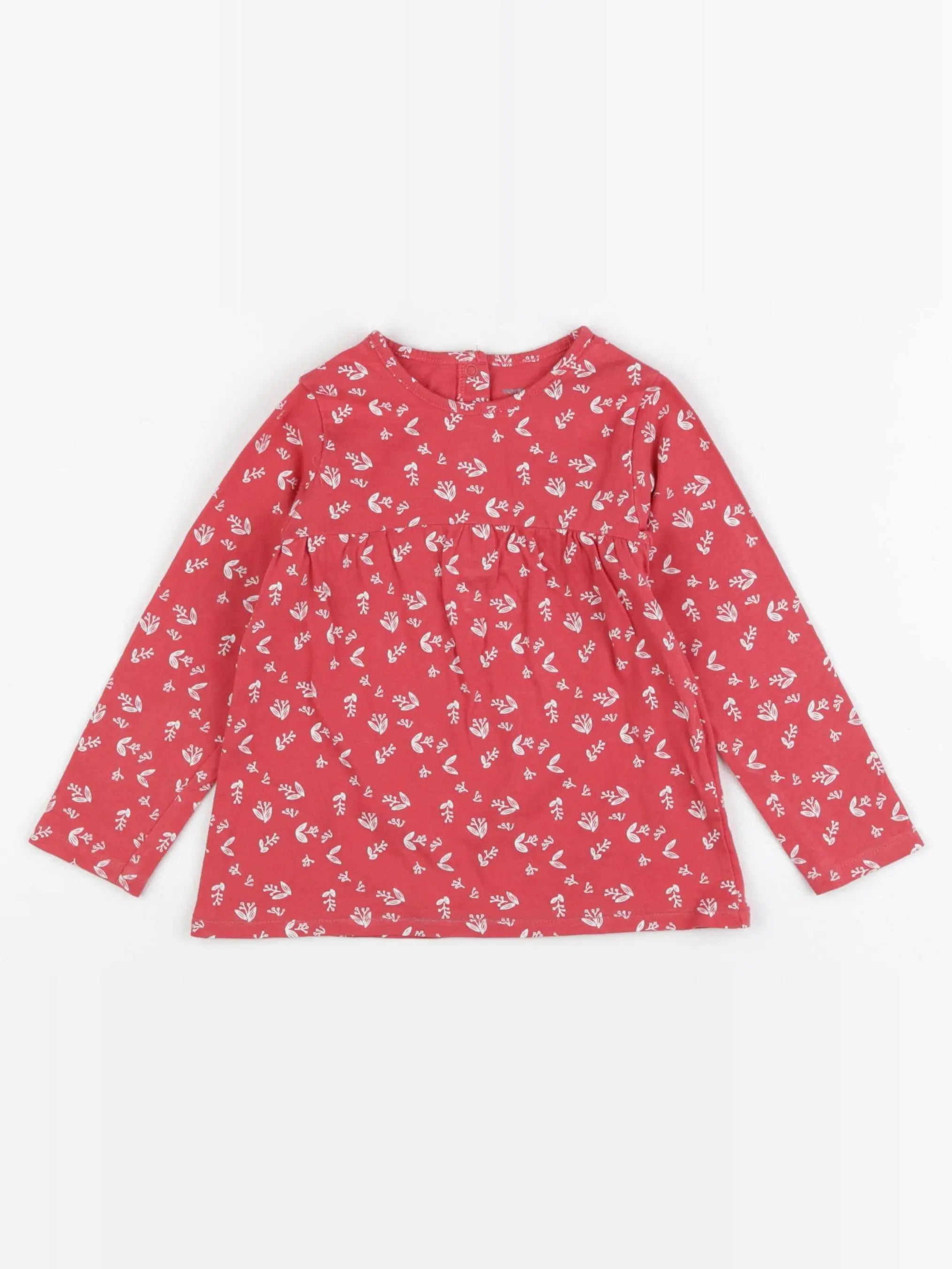 Vertbaudet - tee-shirt rose - 24 mois