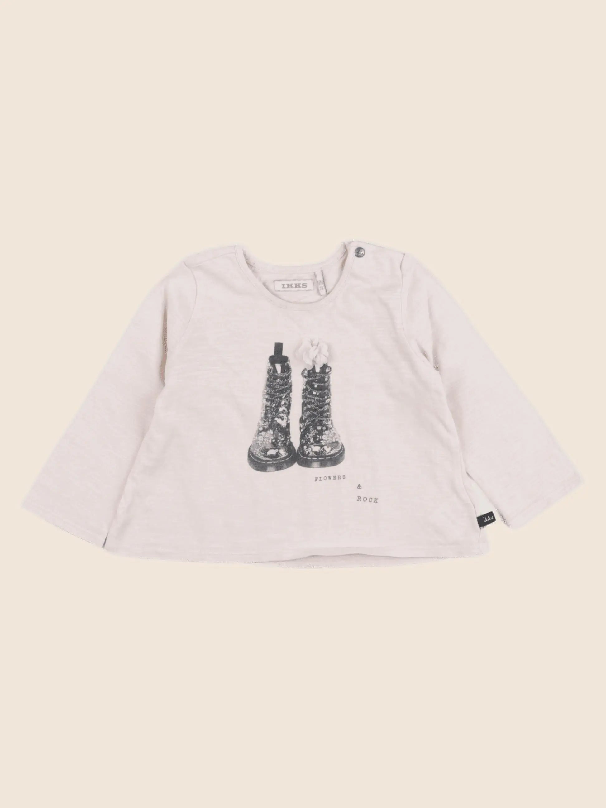 IKKS - tee-shirt rose - 12 mois