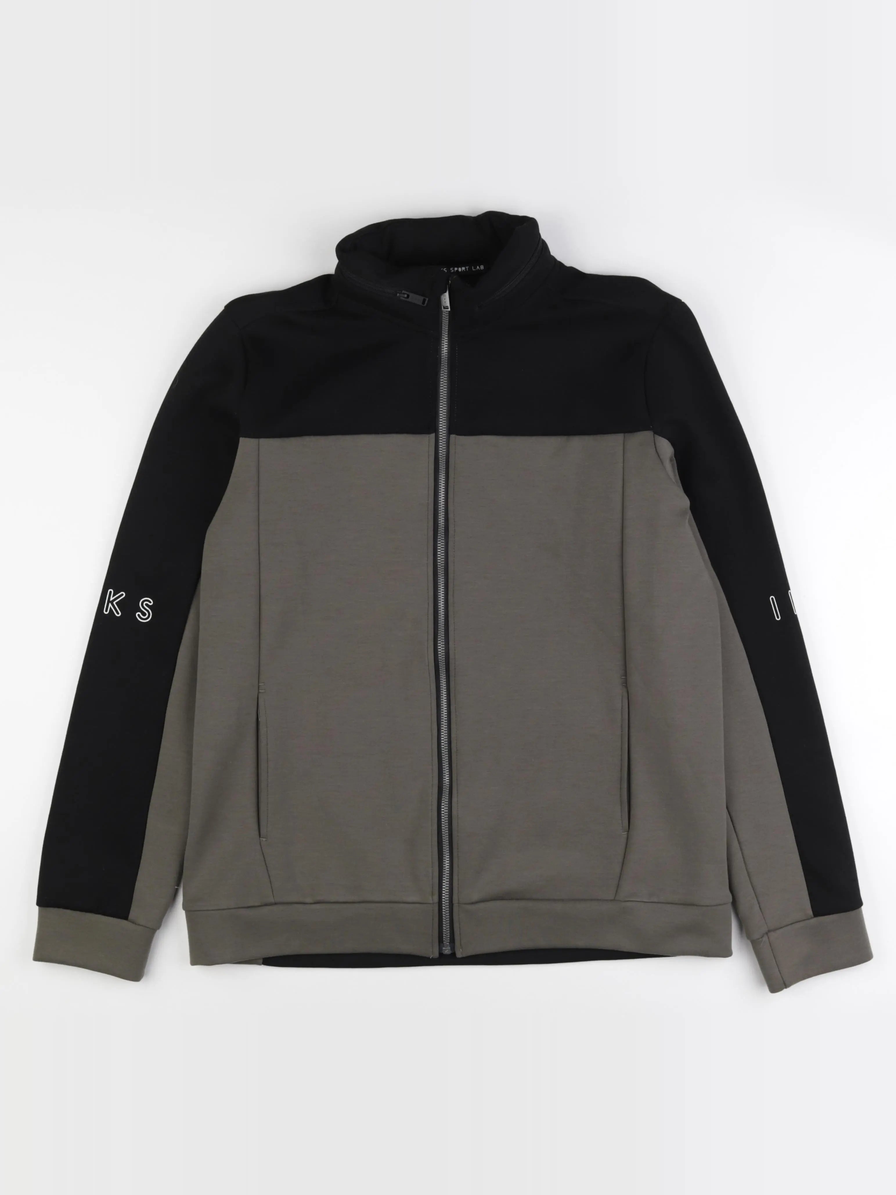 IKKS - sweat vert, noir - 16 ans