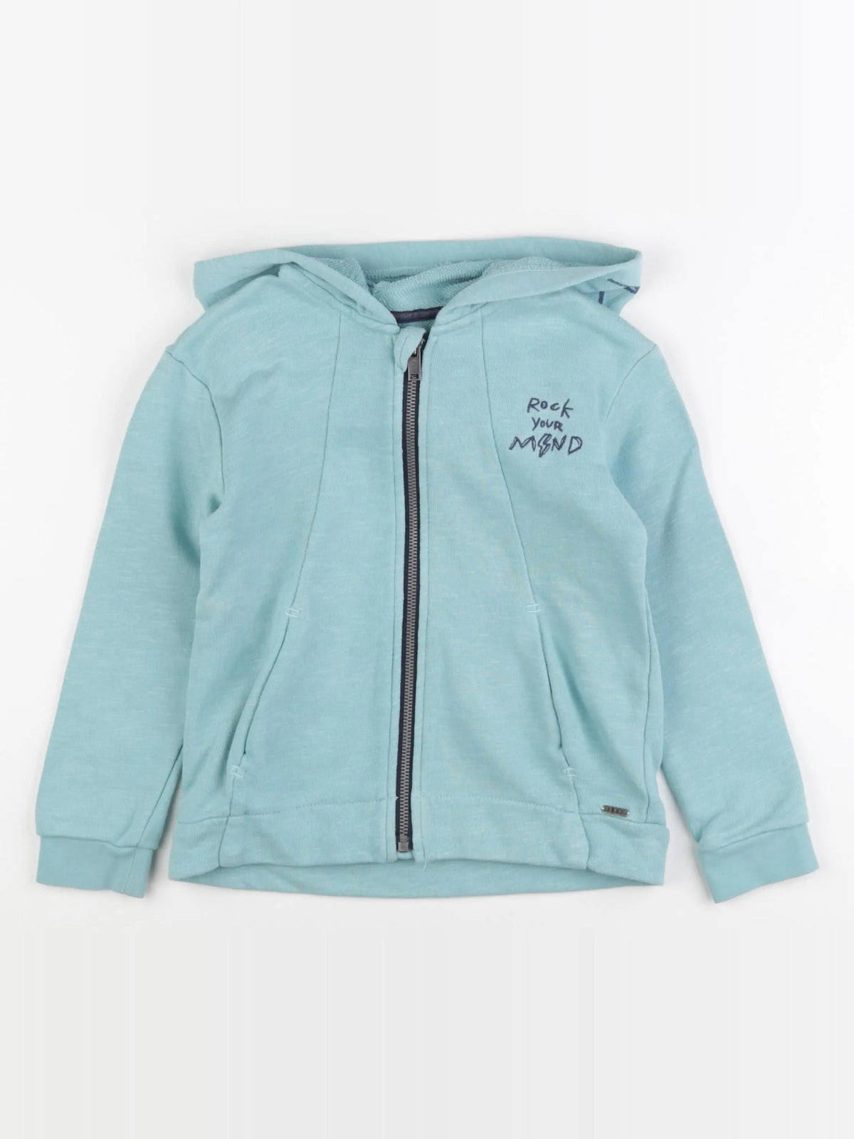 IKKS - sweat imprimé au dos bleu - 5 ans