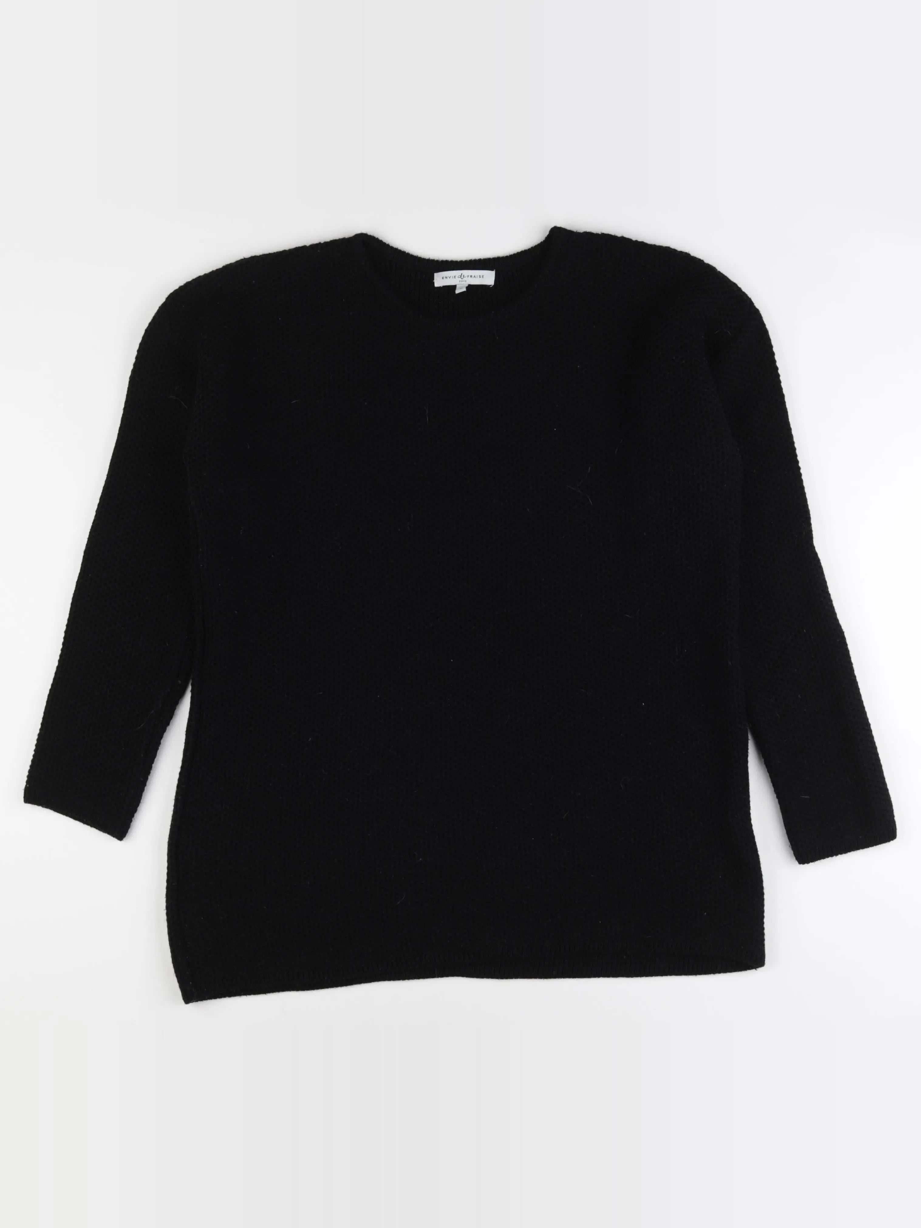 Envie de fraise - pull grossesse noir - m