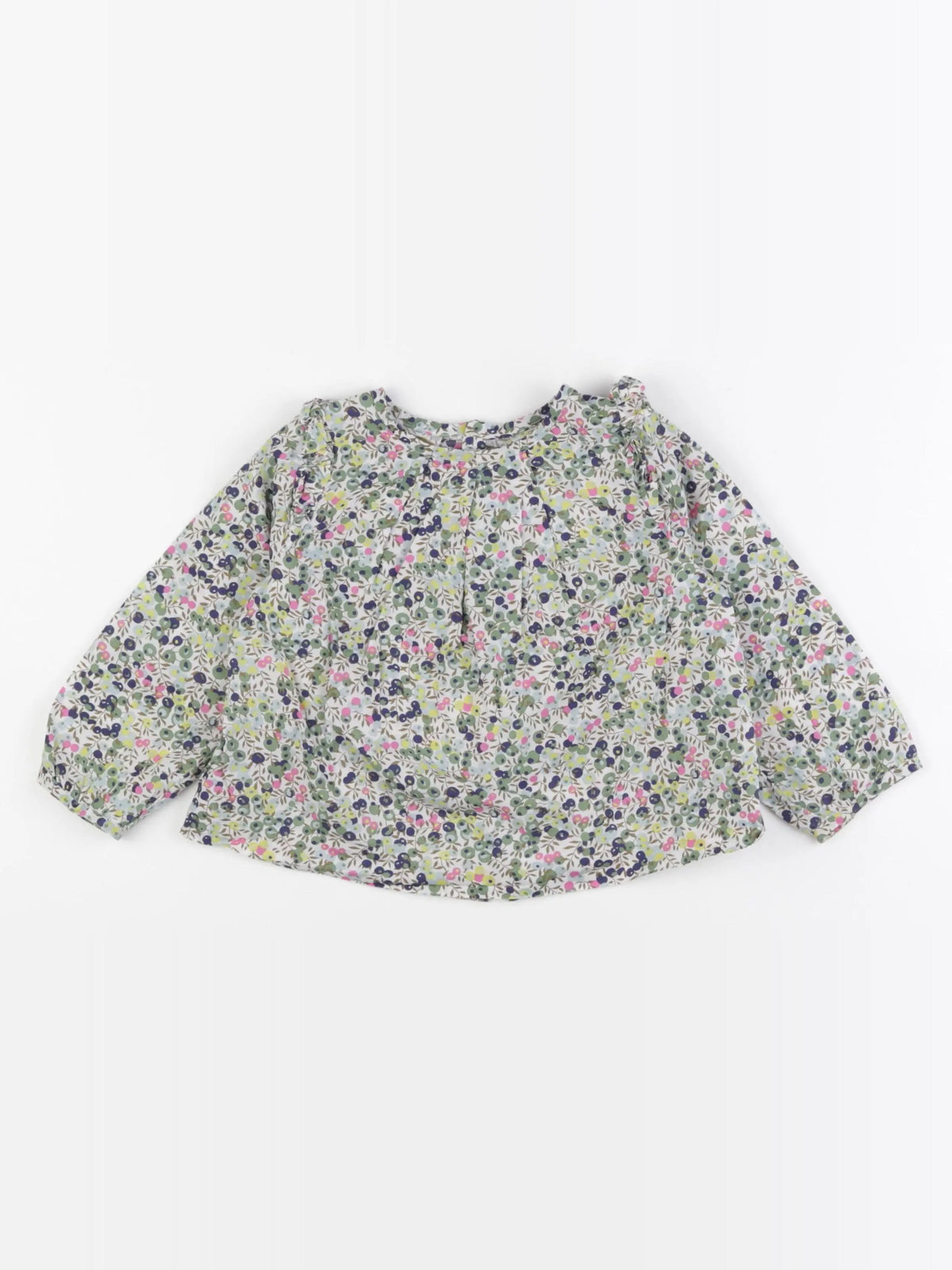 Jacadi - blouse liberty multicolore - 24 mois