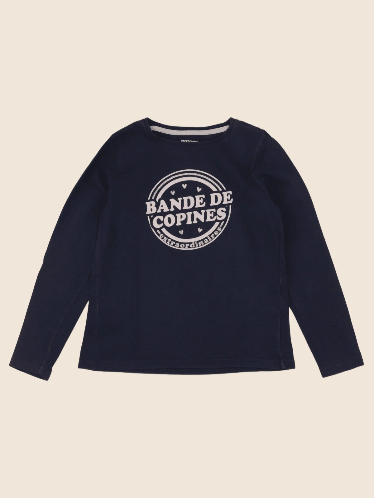 Vertbaudet - tee-shirt bleu - 8 ans