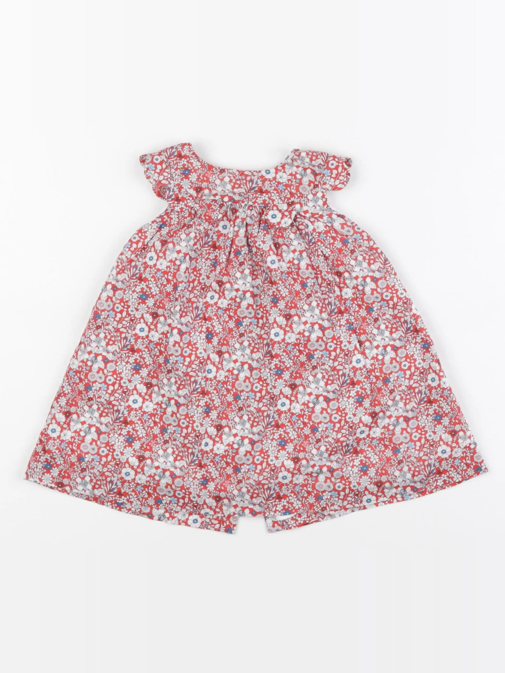 Jacadi - robe liberty multicolore - 12 mois