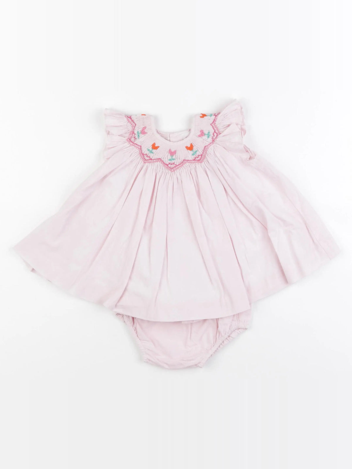 Jacadi - robe rose - 6 mois