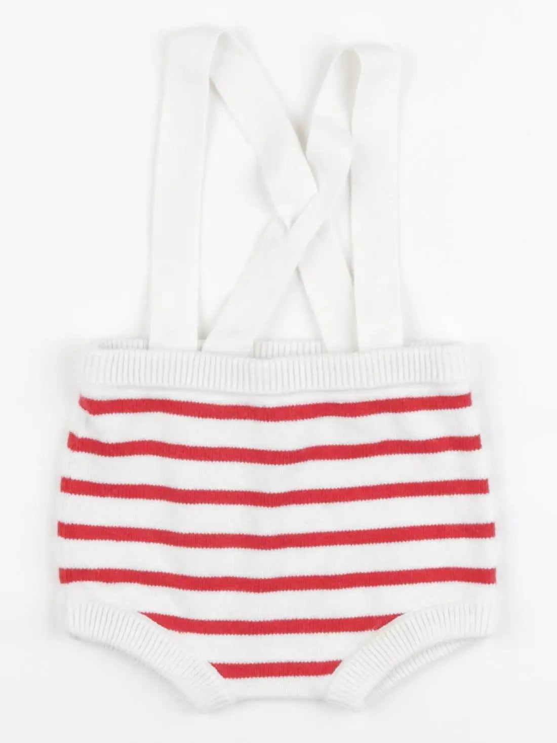 Jacadi - bloomer blanc, rouge - 6 mois