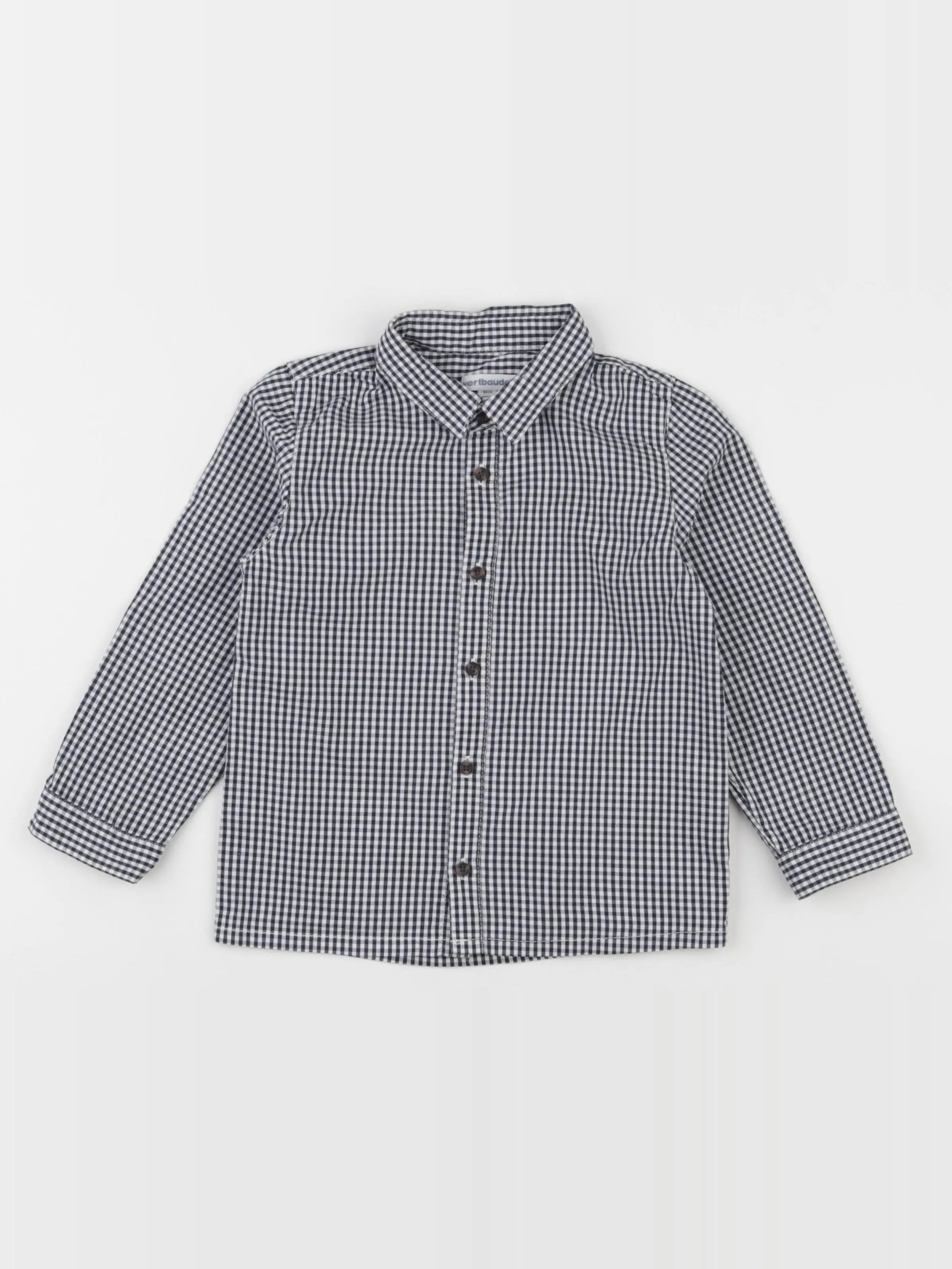 Vertbaudet - chemise bleu - 3 ans