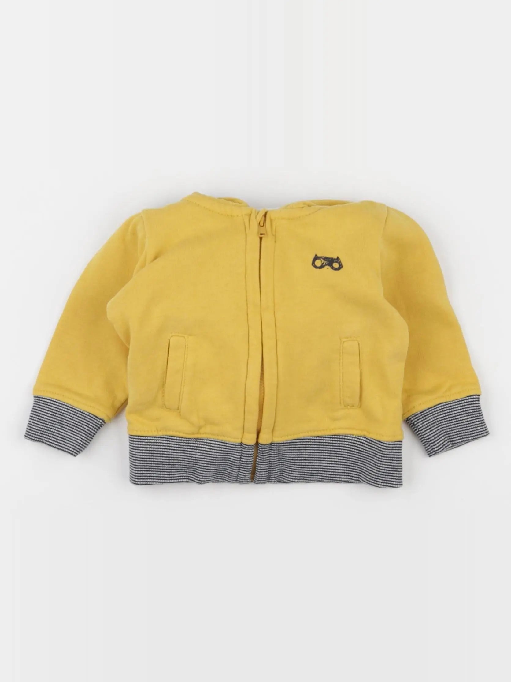 Tape à l'oeil - sweat jaune - 3 mois