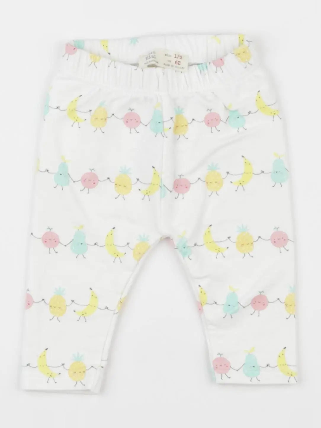 Zara - legging blanc, multicolore - 1/3 mois