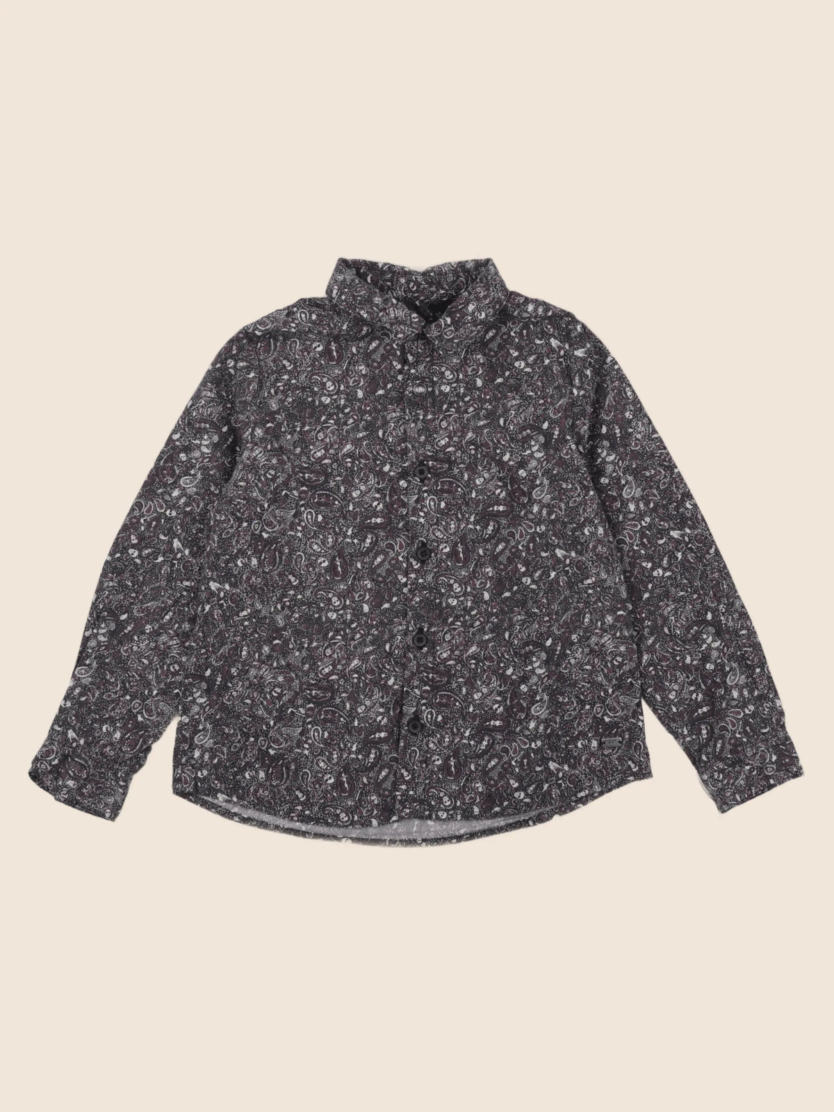 IKKS - chemise noir, rouge - 3 ans