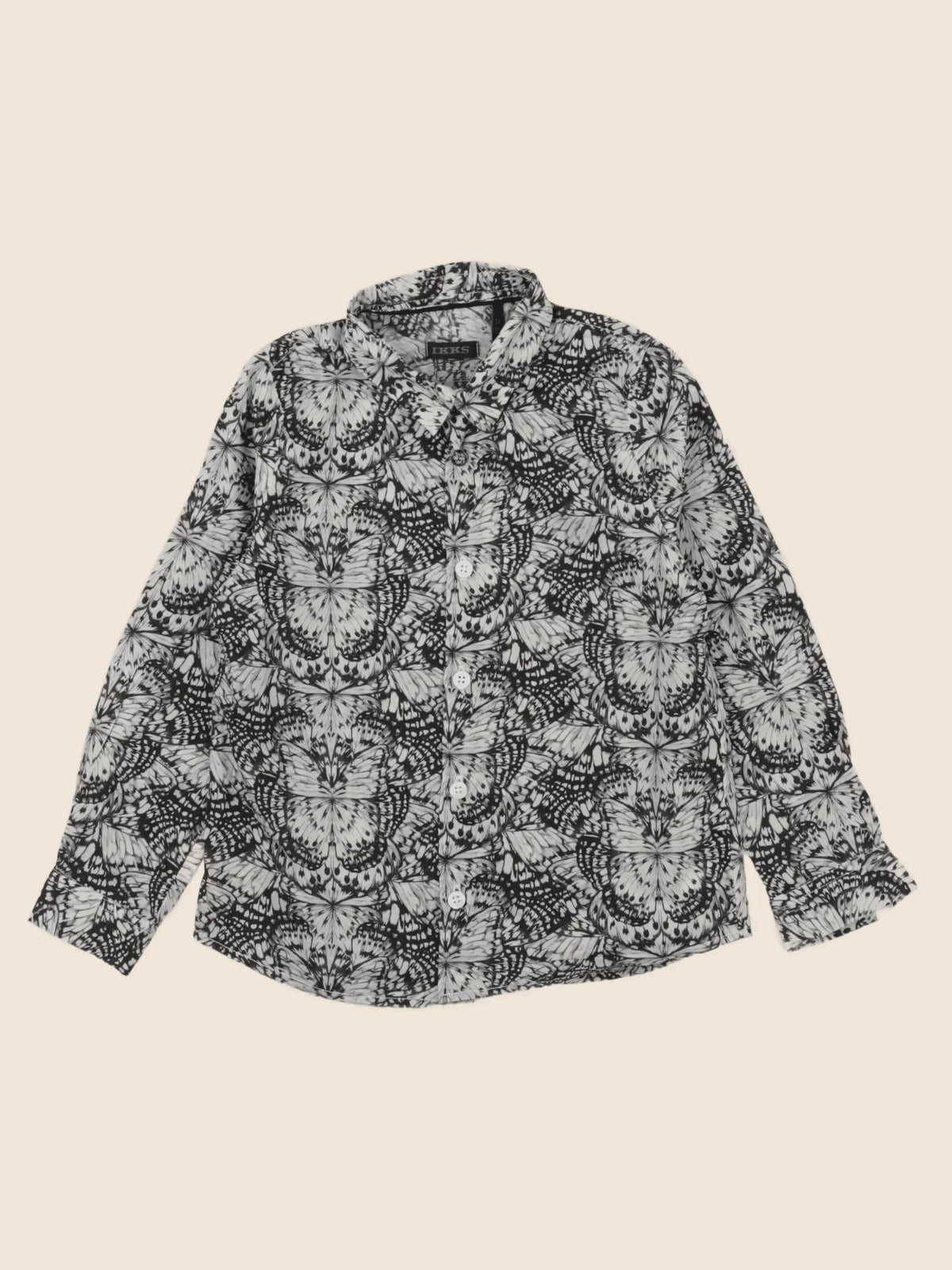 IKKS - chemise noir, beige - 3 ans