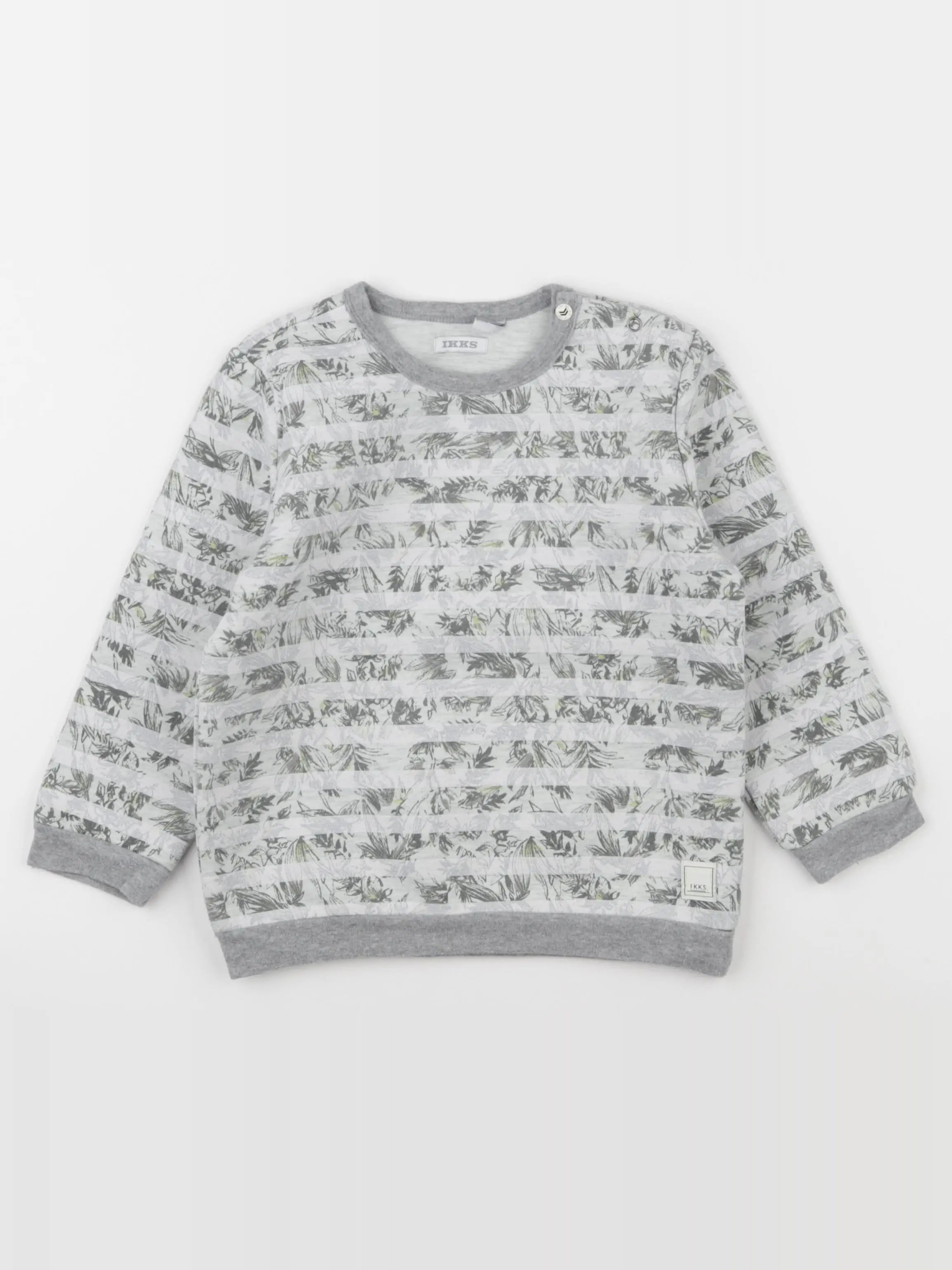 IKKS - sweat gris - 3 ans