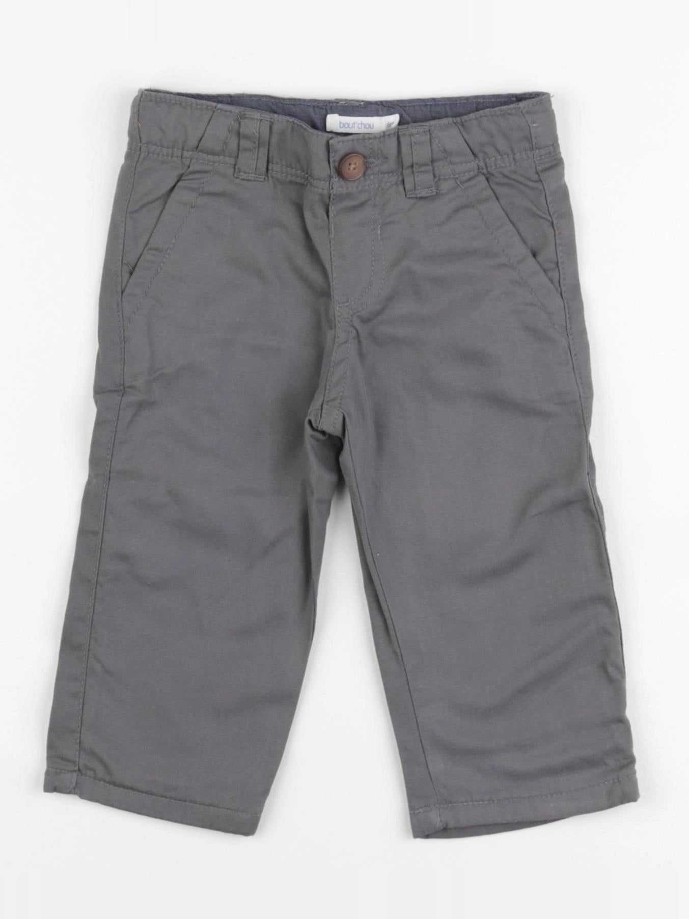 Boutchou - pantalon gris - 6 mois