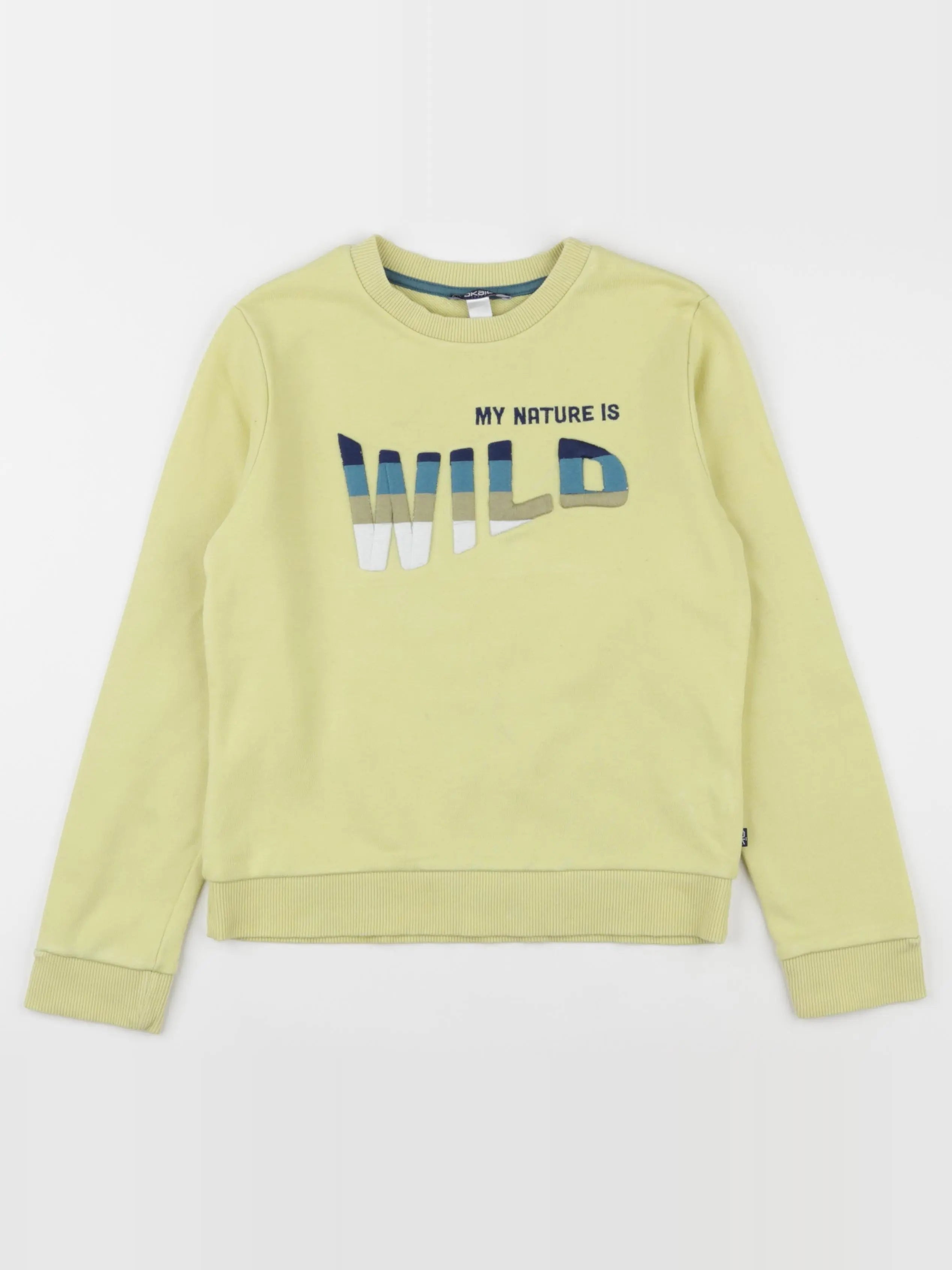 Okaidi - sweat jaune - 8 ans