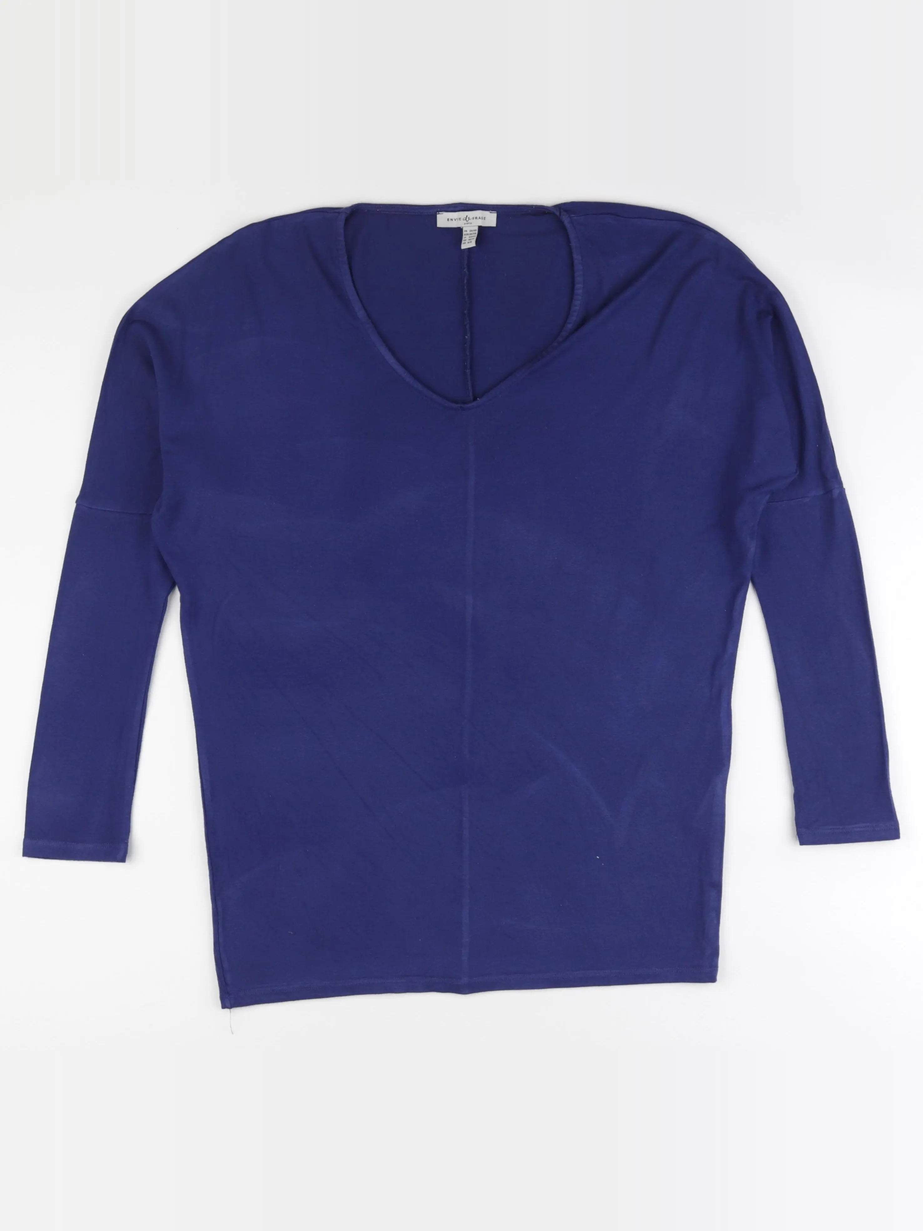 Envie de fraise - tee-shirt grossesse bleu - 38 à 40
