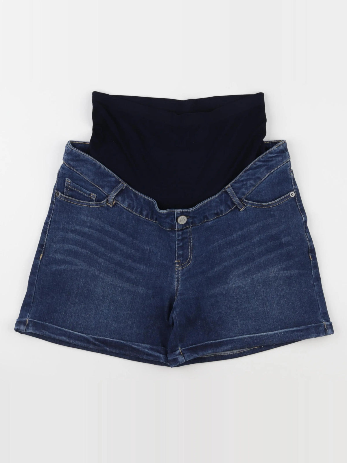 Vertbaudet - short grossesse bleu - 40