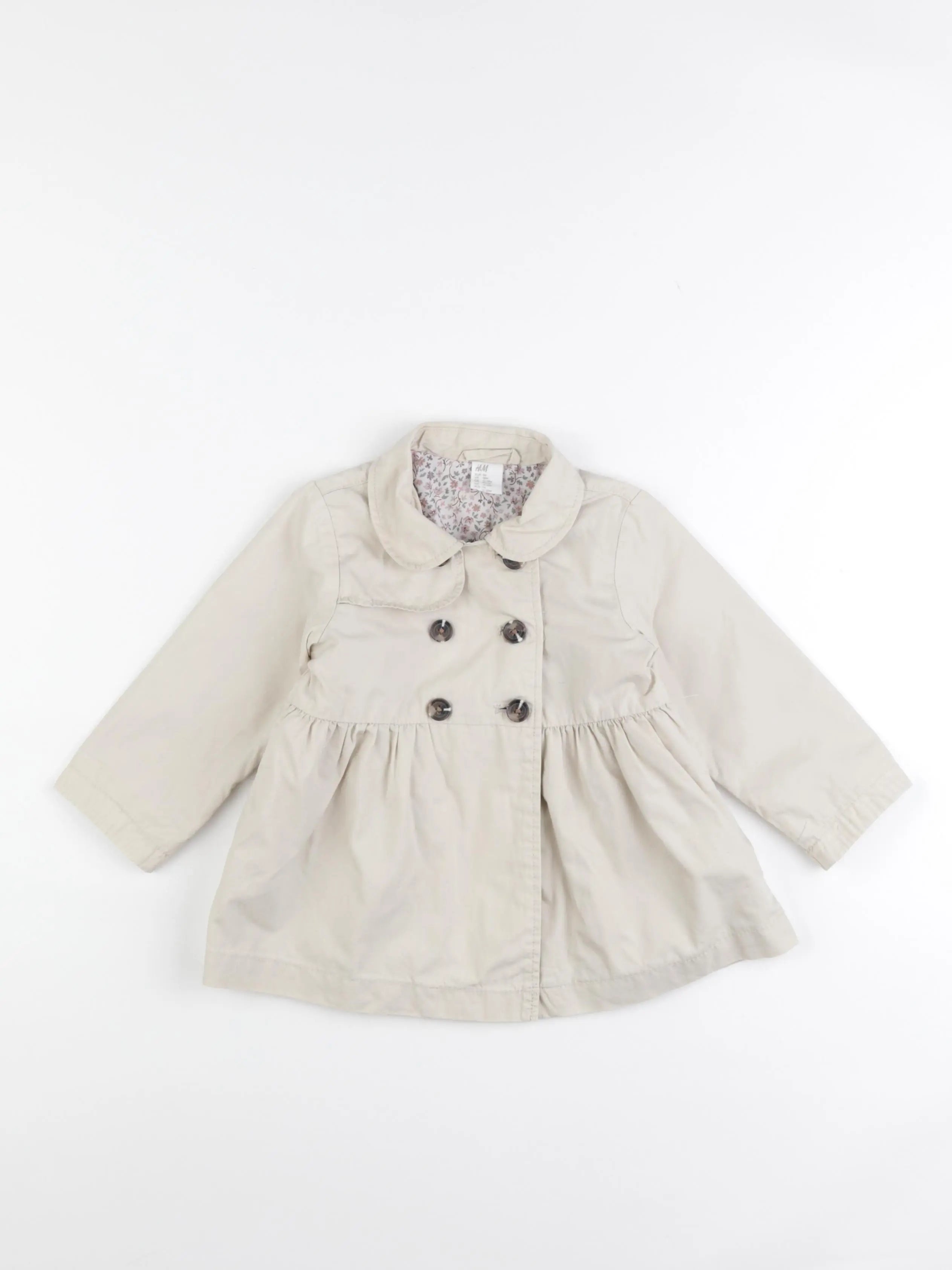 H&M - veste beige - 12/18 mois