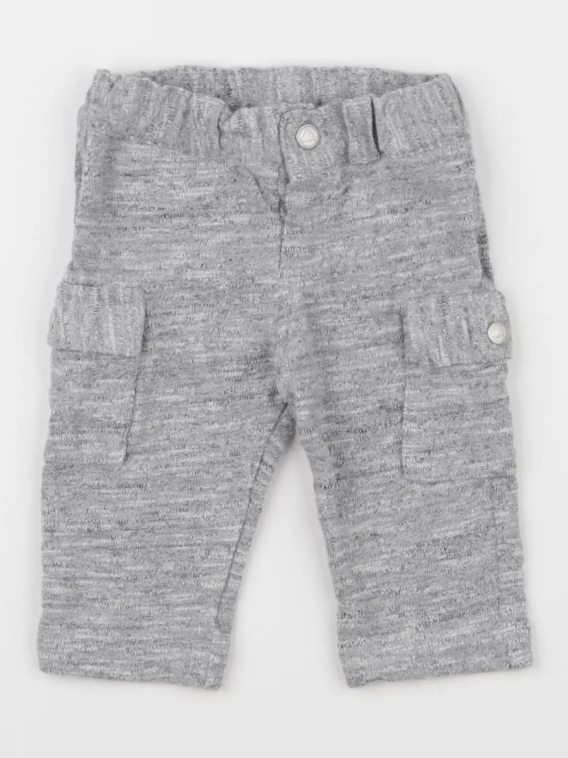Petit Bateau - pantalon gris - 3 mois
