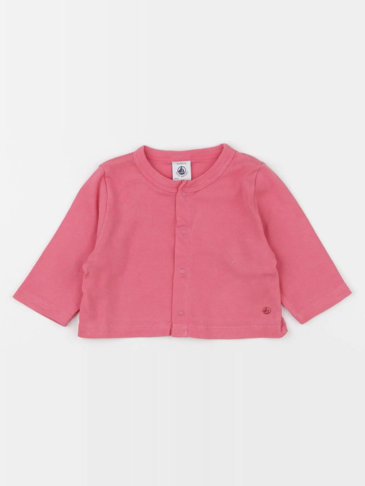 Petit Bateau - tee-shirt rose - 3 mois