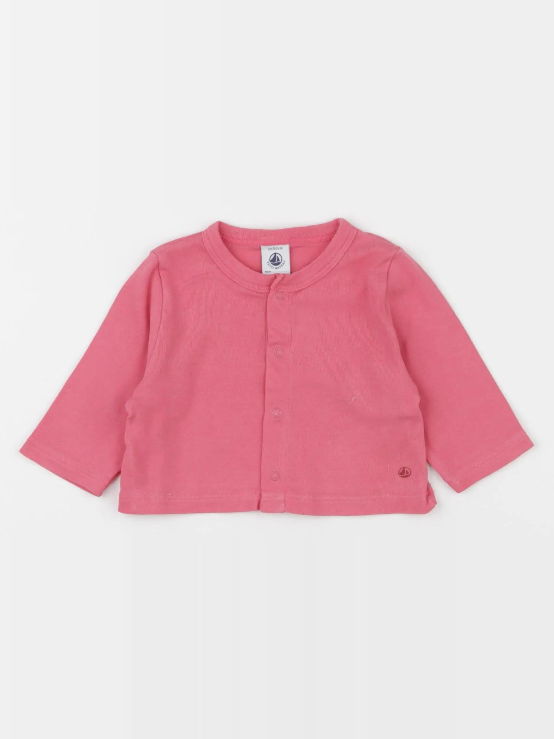 Petit Bateau - tee-shirt rose - 3 mois