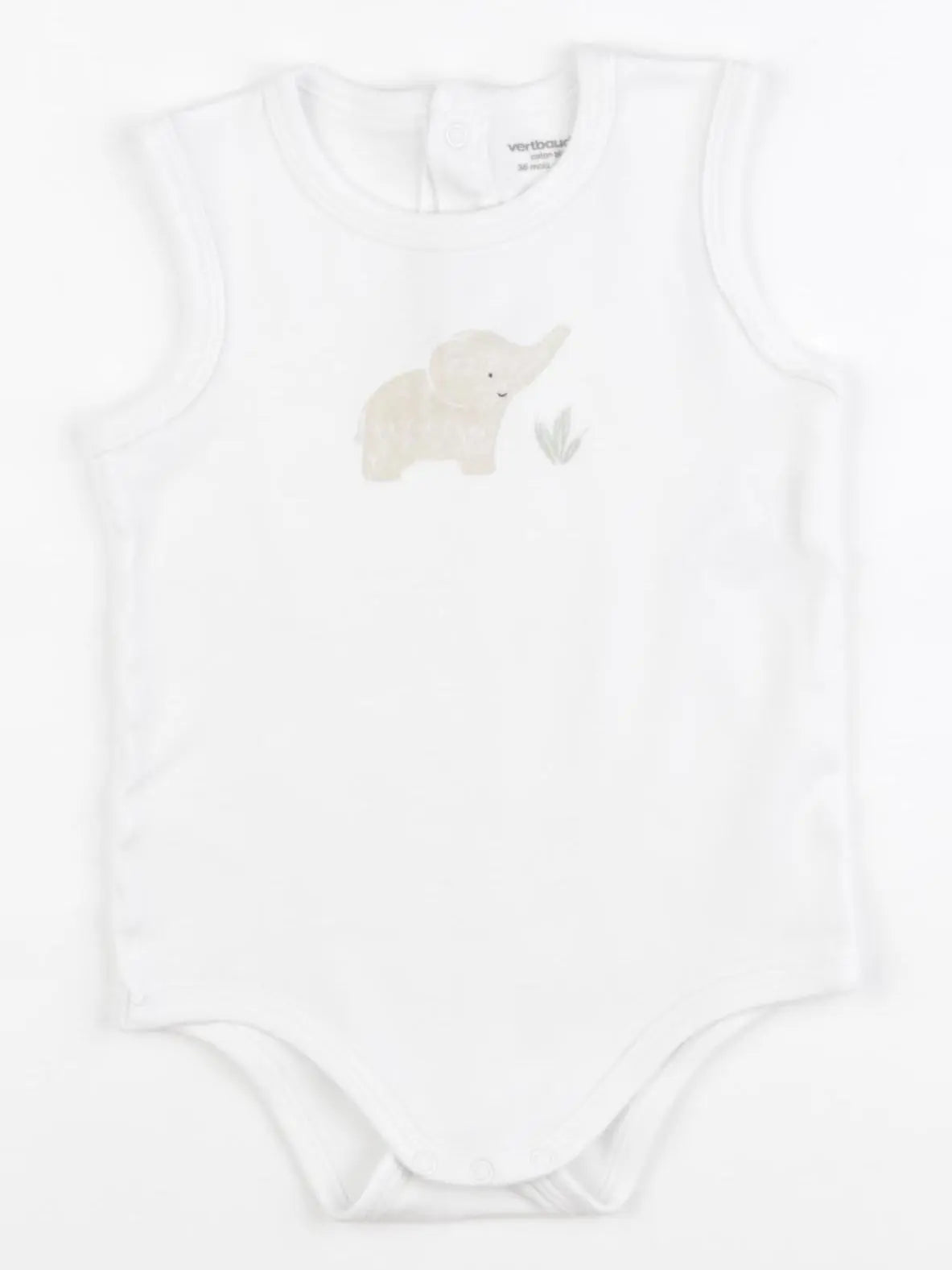 Vertbaudet - body blanc - 36 mois