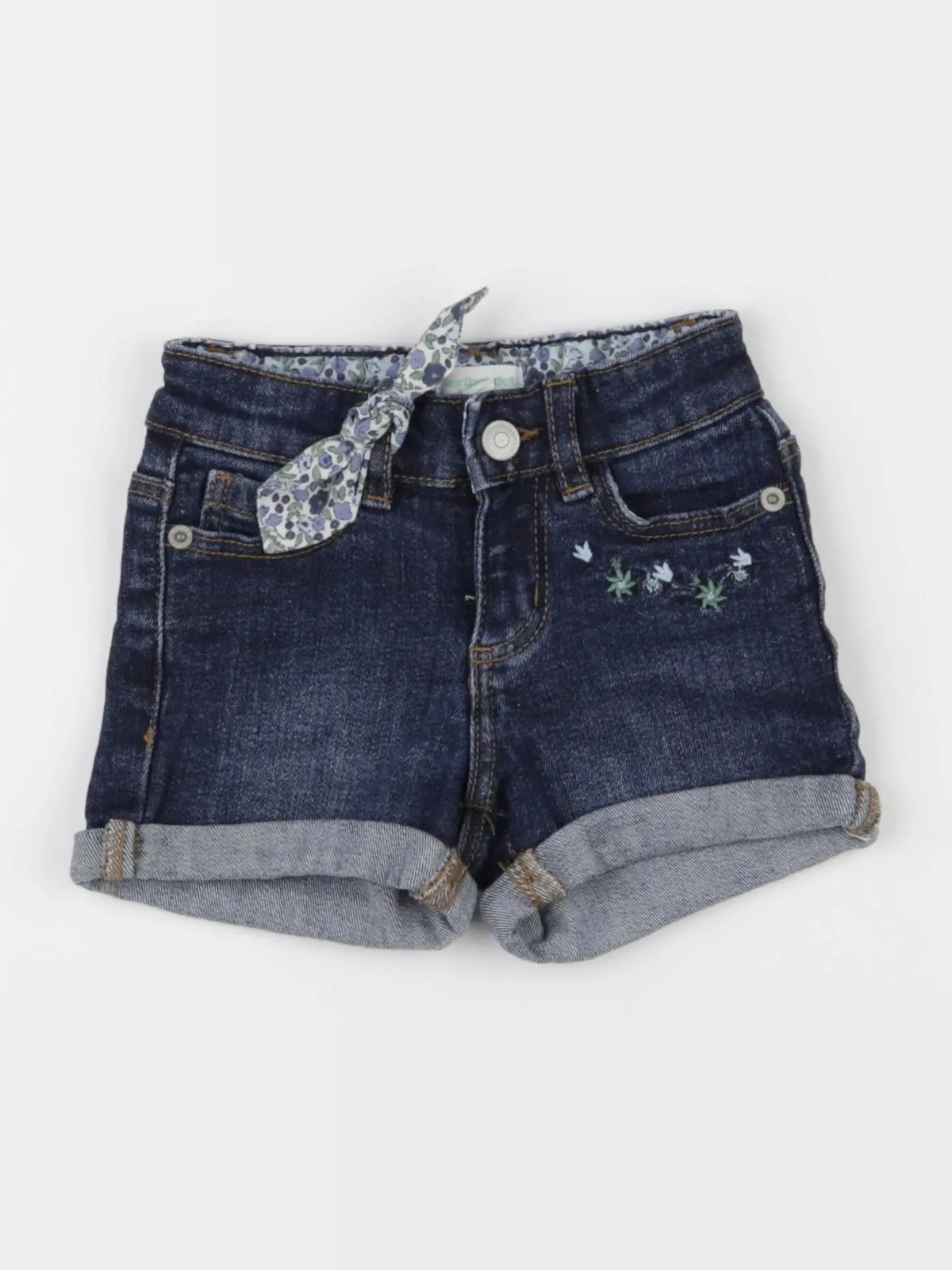 Vertbaudet - short bleu - 3 ans