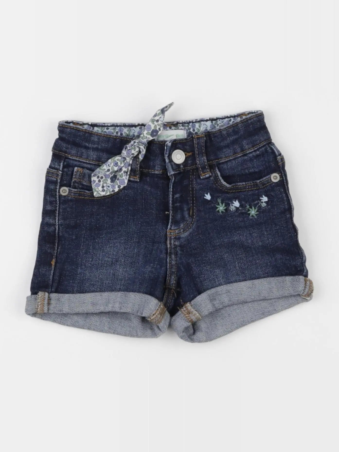 Vertbaudet - short bleu - 3 ans