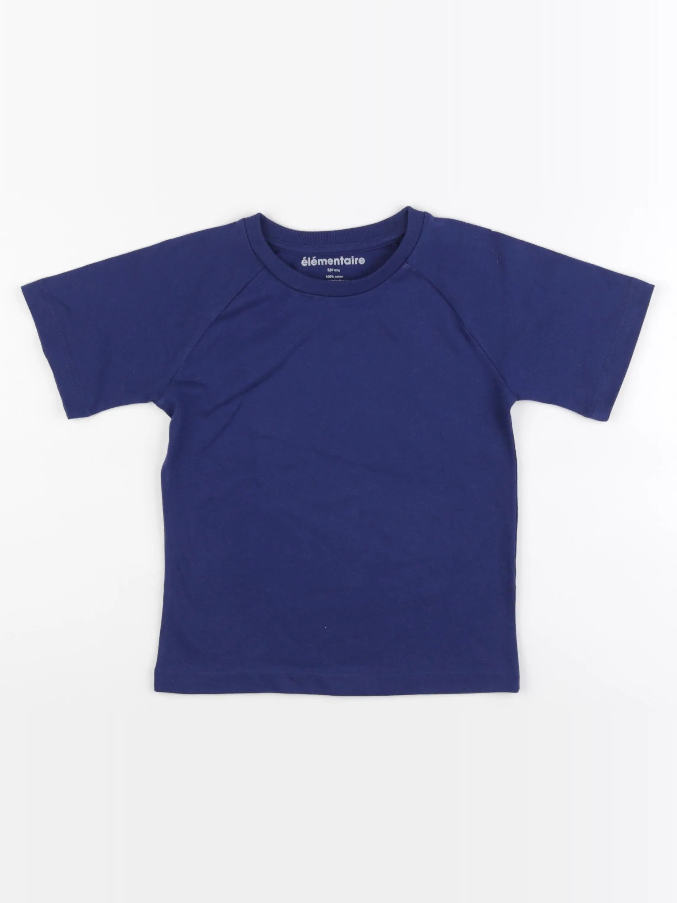 Elémentaire - tee-shirt bleu - 7/8 ans