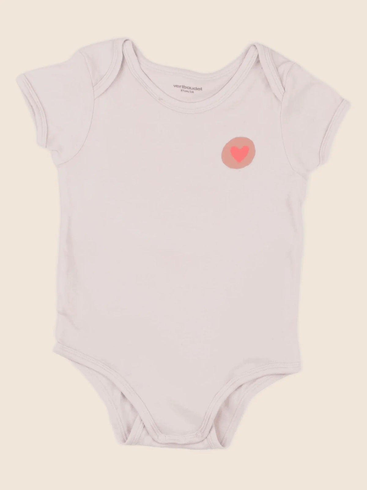 Vertbaudet - body rose - 36 mois