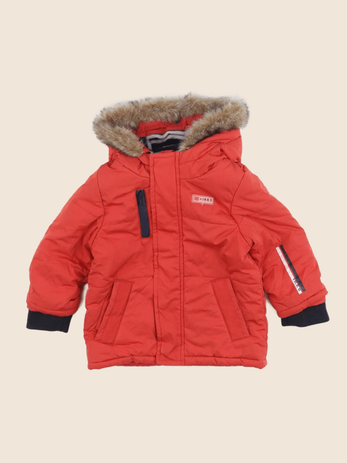 IKKS - parka rouge - 12 mois
