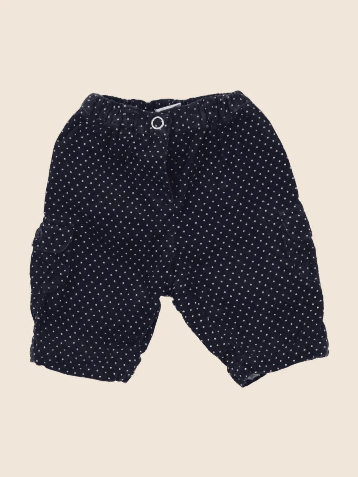 Petit Bateau - pantalon bleu - 3 mois