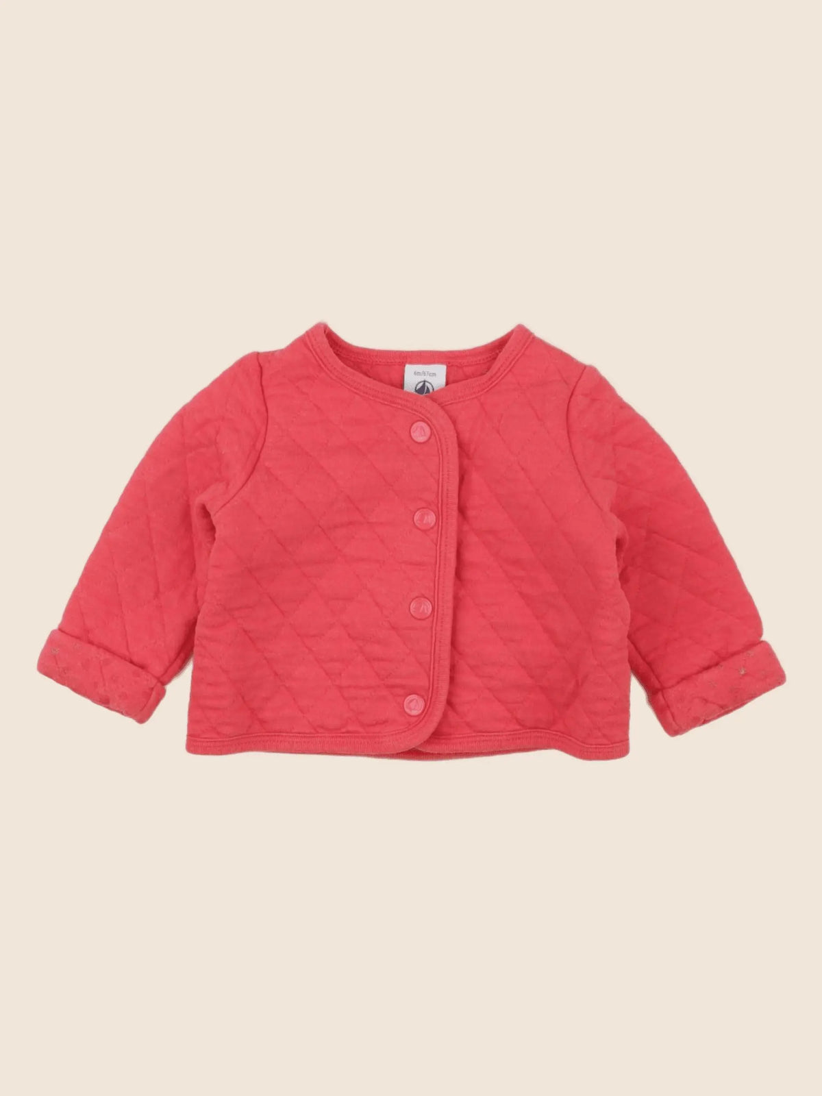 Petit Bateau - sweat rose - 6 mois