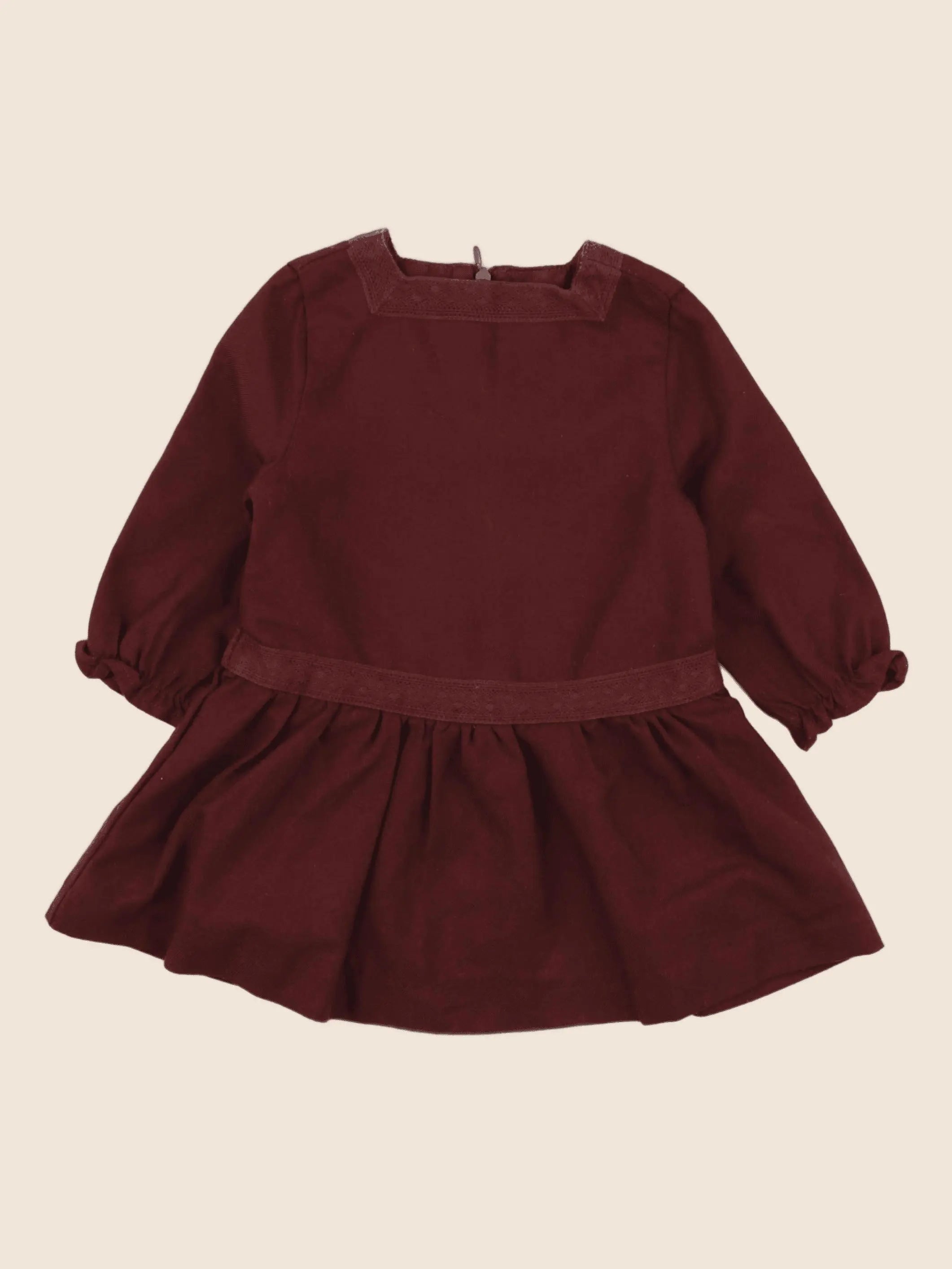 Gocco - robe rouge - 12 mois
