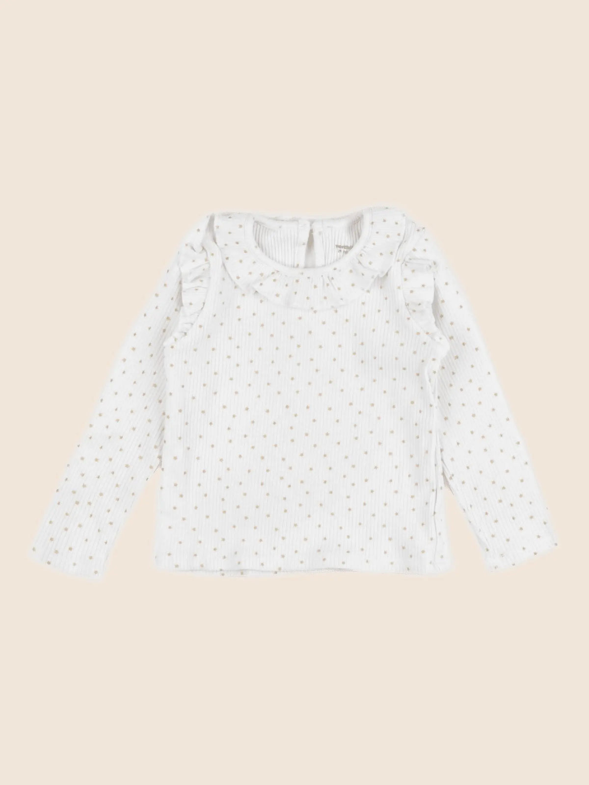 Vertbaudet - tee-shirt beige, or - 24 mois